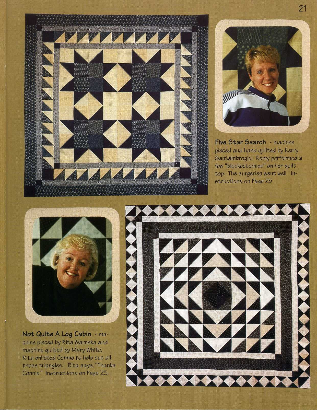 One block says it all: Wonderful bed quilts to piece in a weekend used book depot