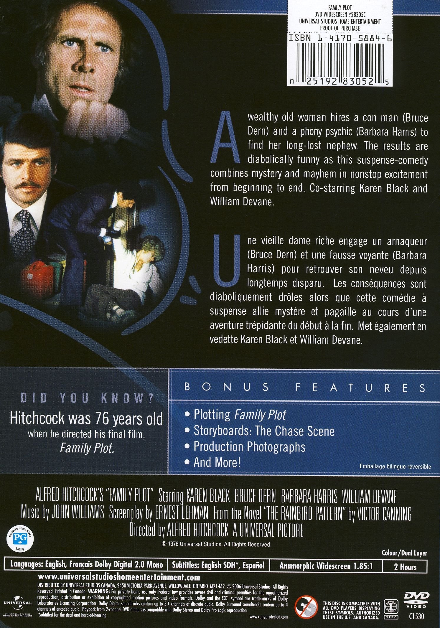 Family Plot [DVD]
