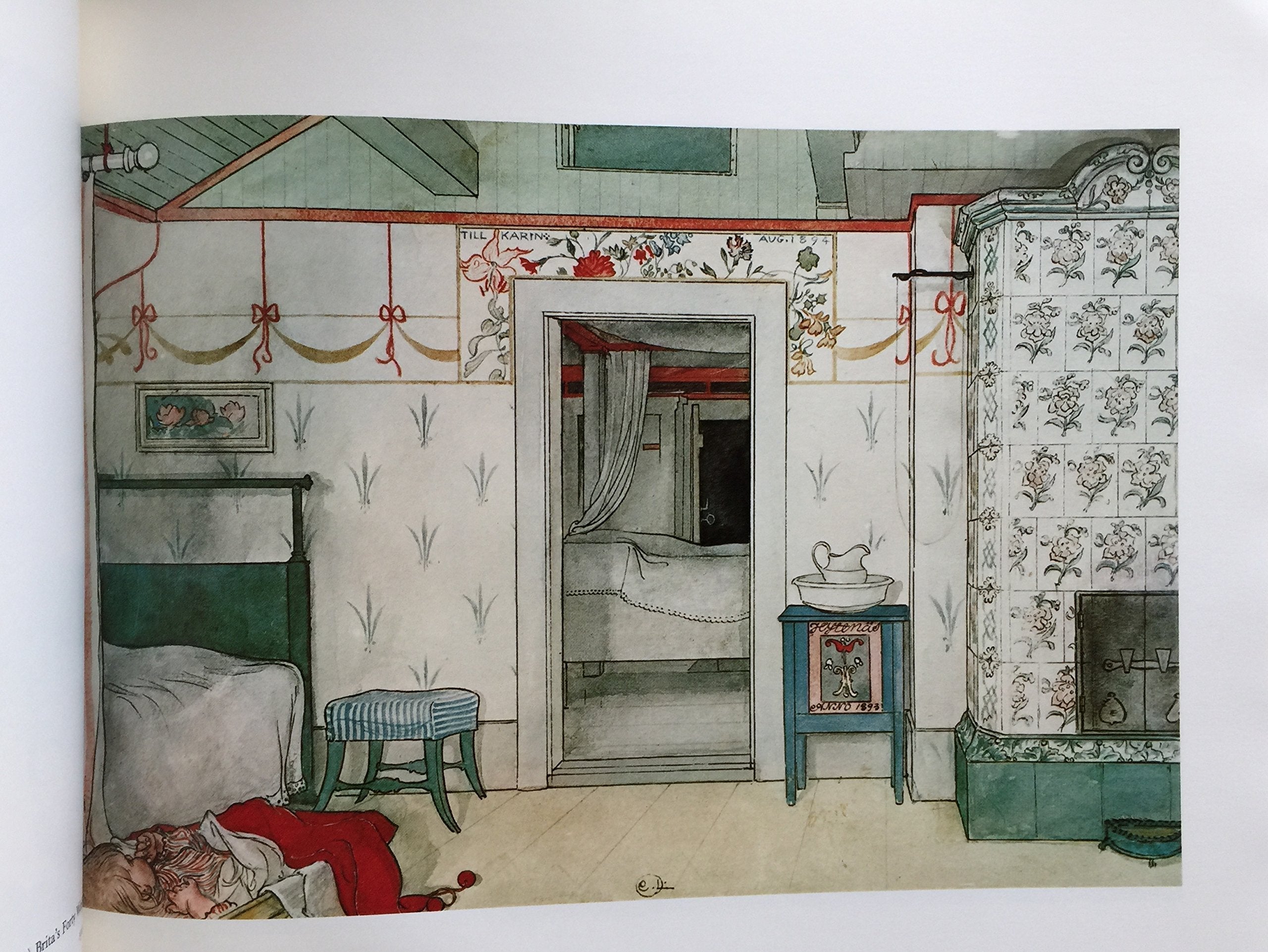 Paintings of Carl Larsson, The used book depot
