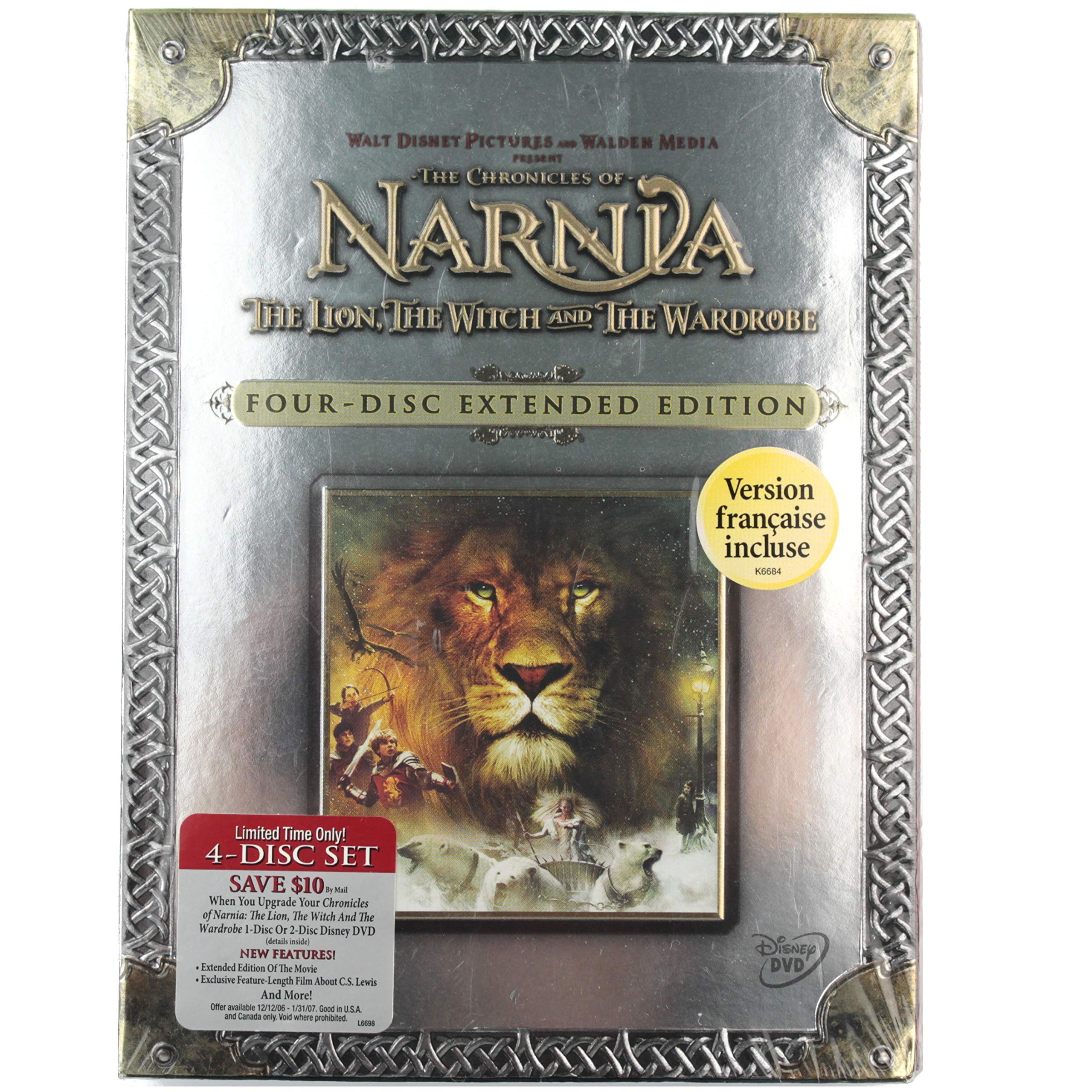The Chronicles of Narnia: The Lion, the Witch and the Wardrobe (Four-Disc Extended Edition) [DVD] used book depot