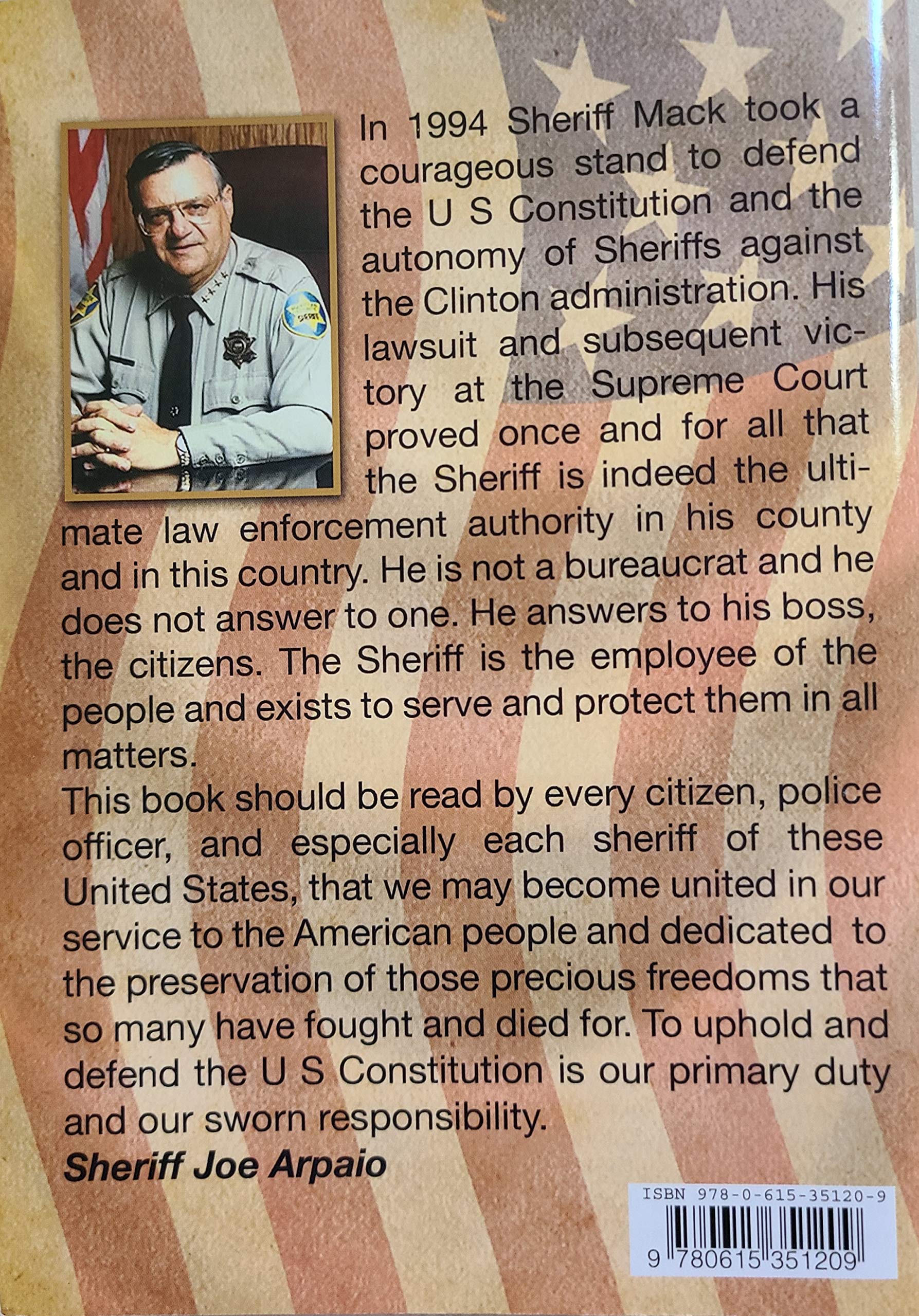 County Sheriff America's Last Hope used book depot