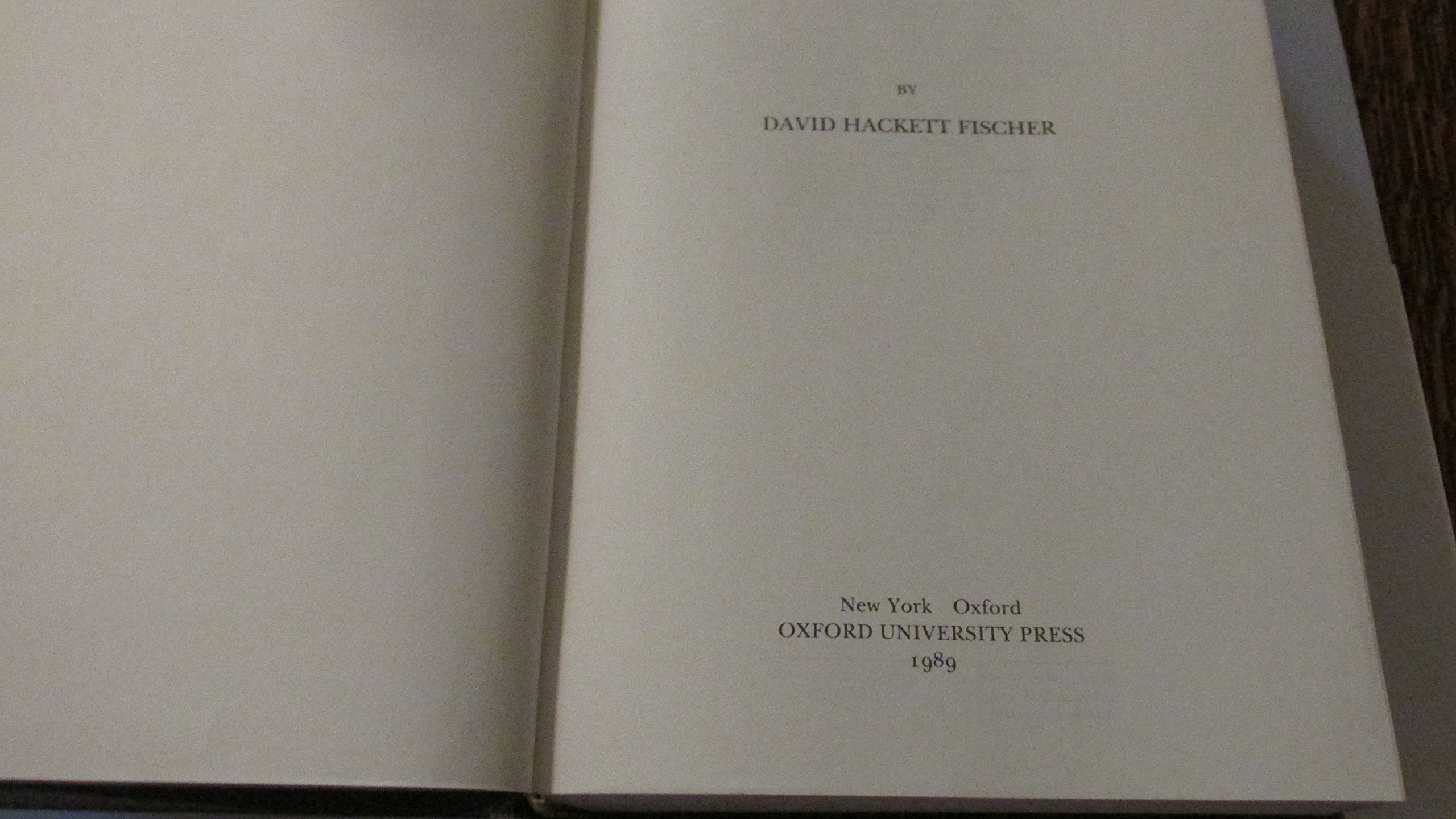 Albion's Seed: Four British Folkways in America (America: a cultural history) (VOLUME I) used book depot