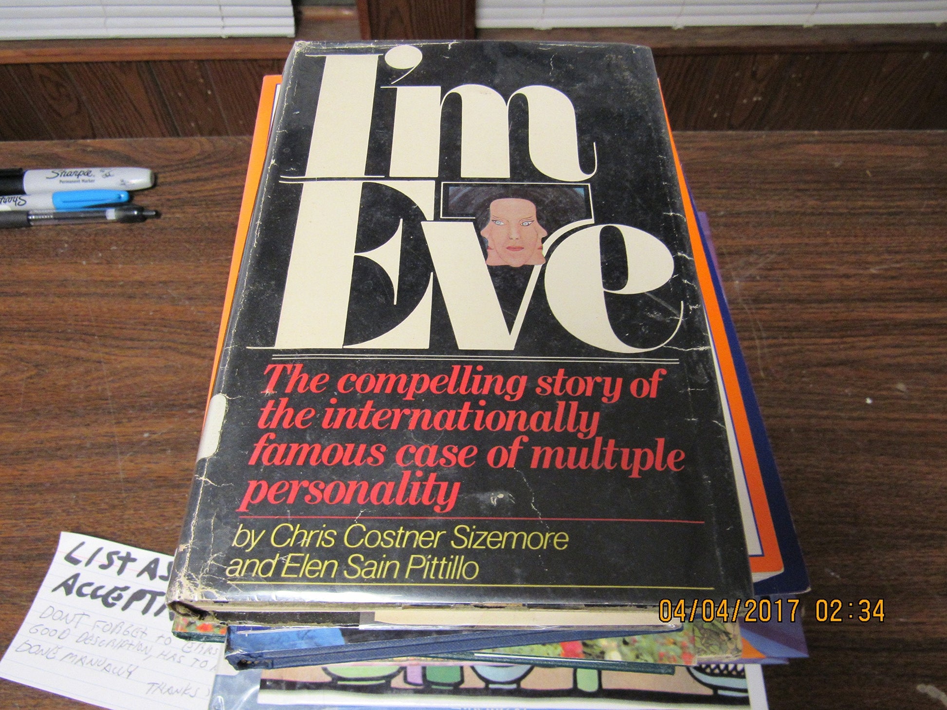 I'M Eve, the Compelling Story of the Internationally Famous Case of Multiple Personality used book depot
