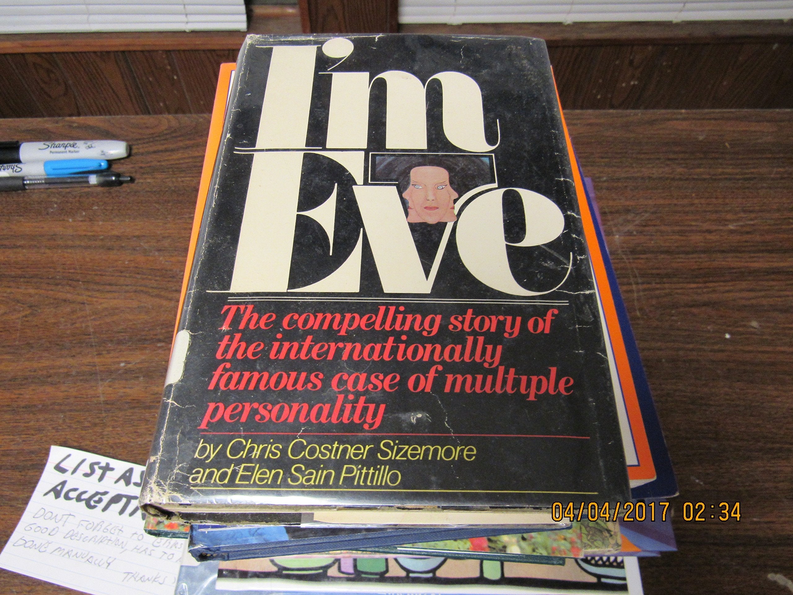 I'M Eve, the Compelling Story of the Internationally Famous Case of Multiple Personality used book depot
