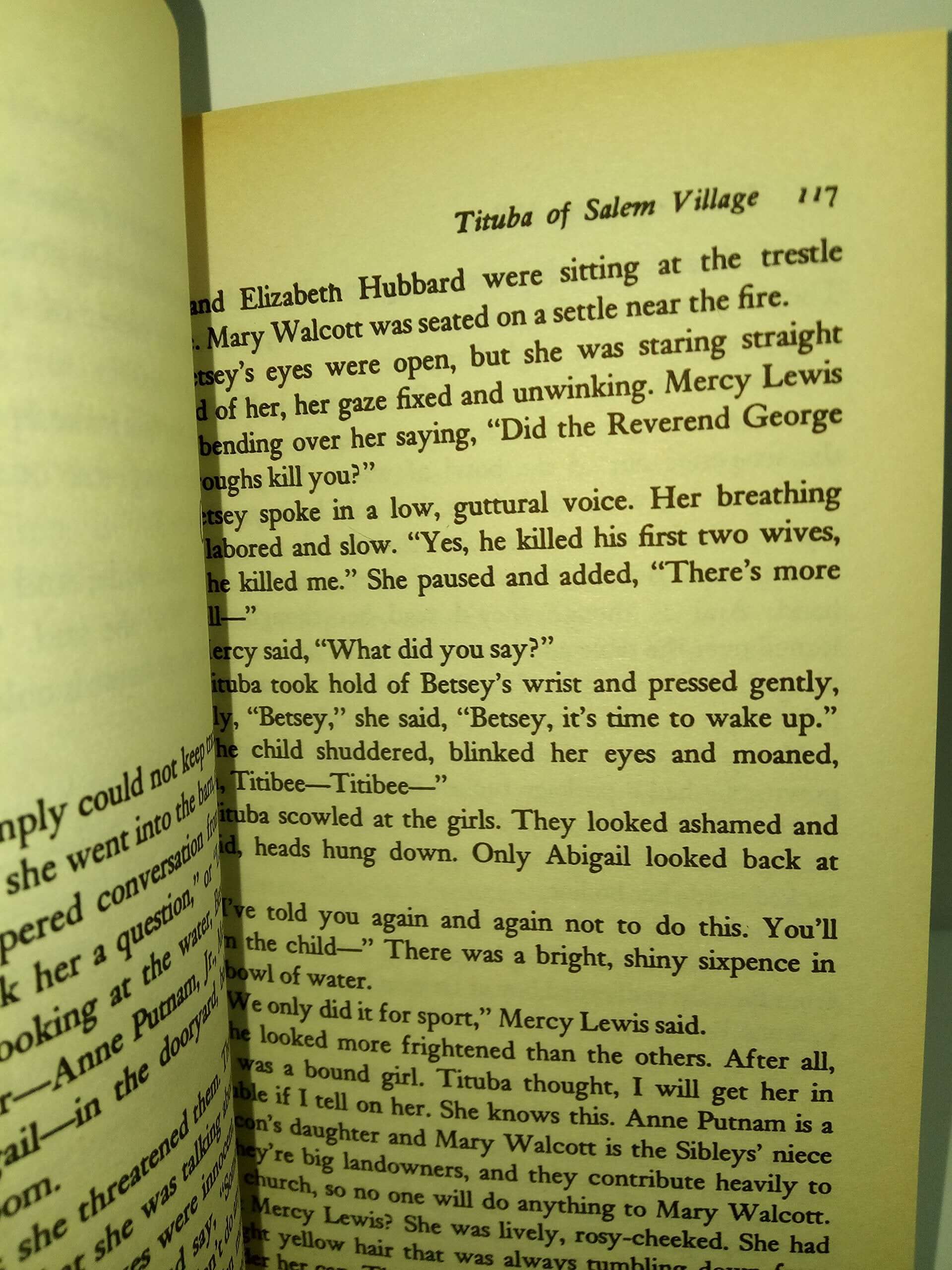 Tituba of Salem Village used book depot
