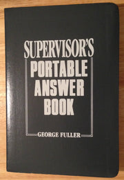 Supervisor's Portable Answer Book used book depot