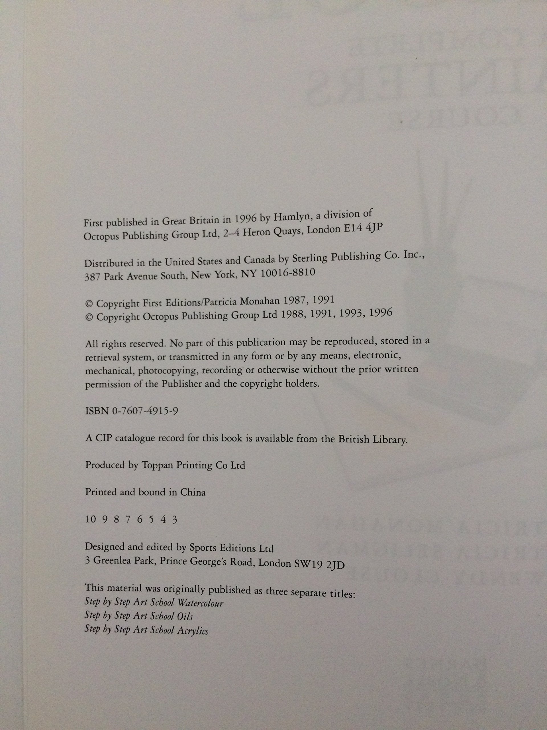 Art School: A Complete Painters Course used book depot