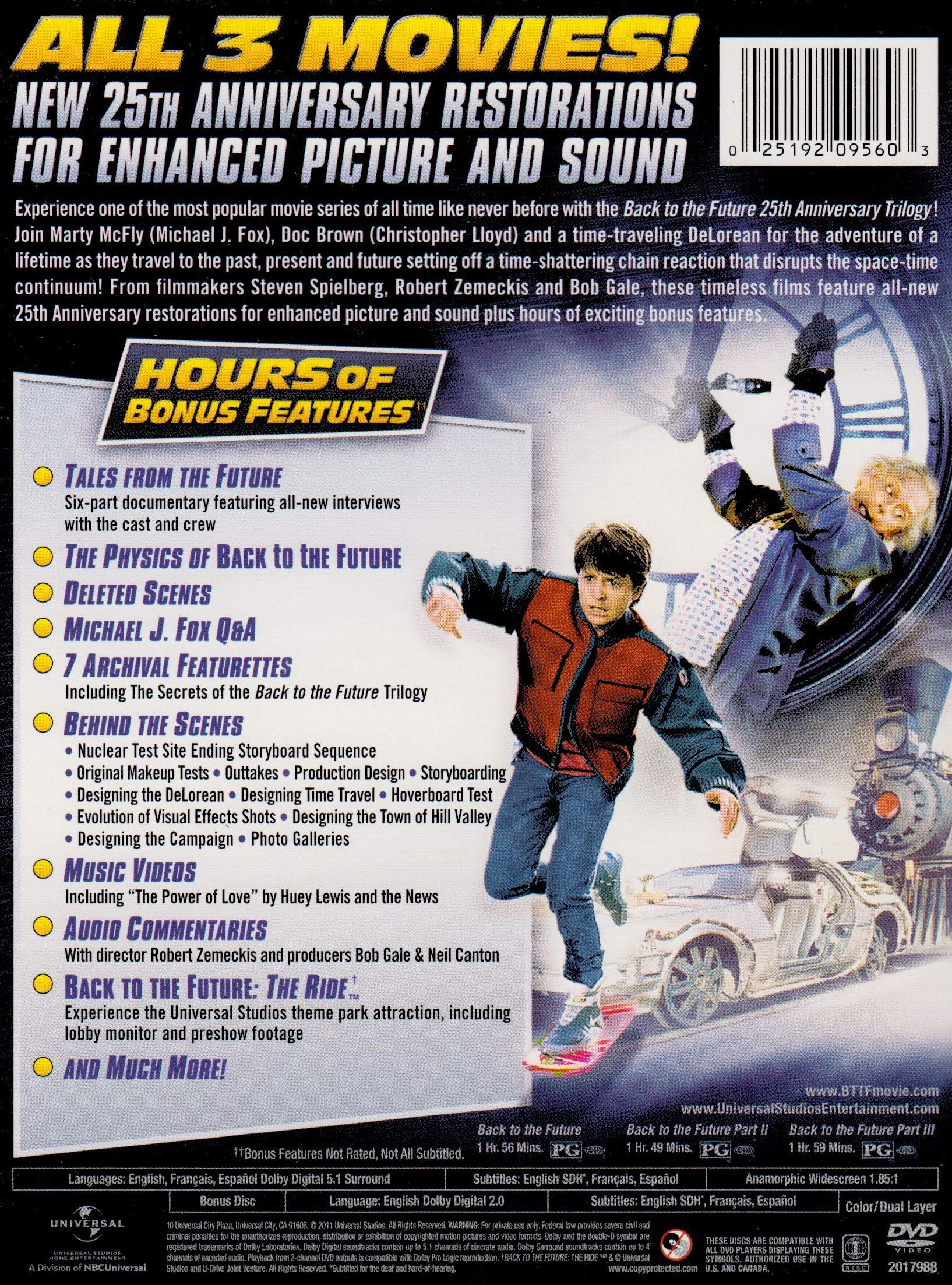 Back to the Future: 25th Anniversary Trilogy used book depot