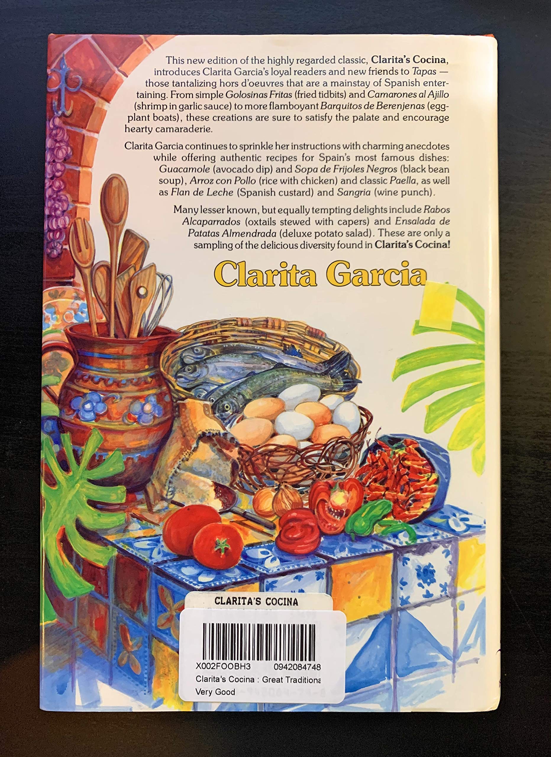 Clarita's Cocina : Great Traditional Recipes from a Spanish Kitchen used book depot