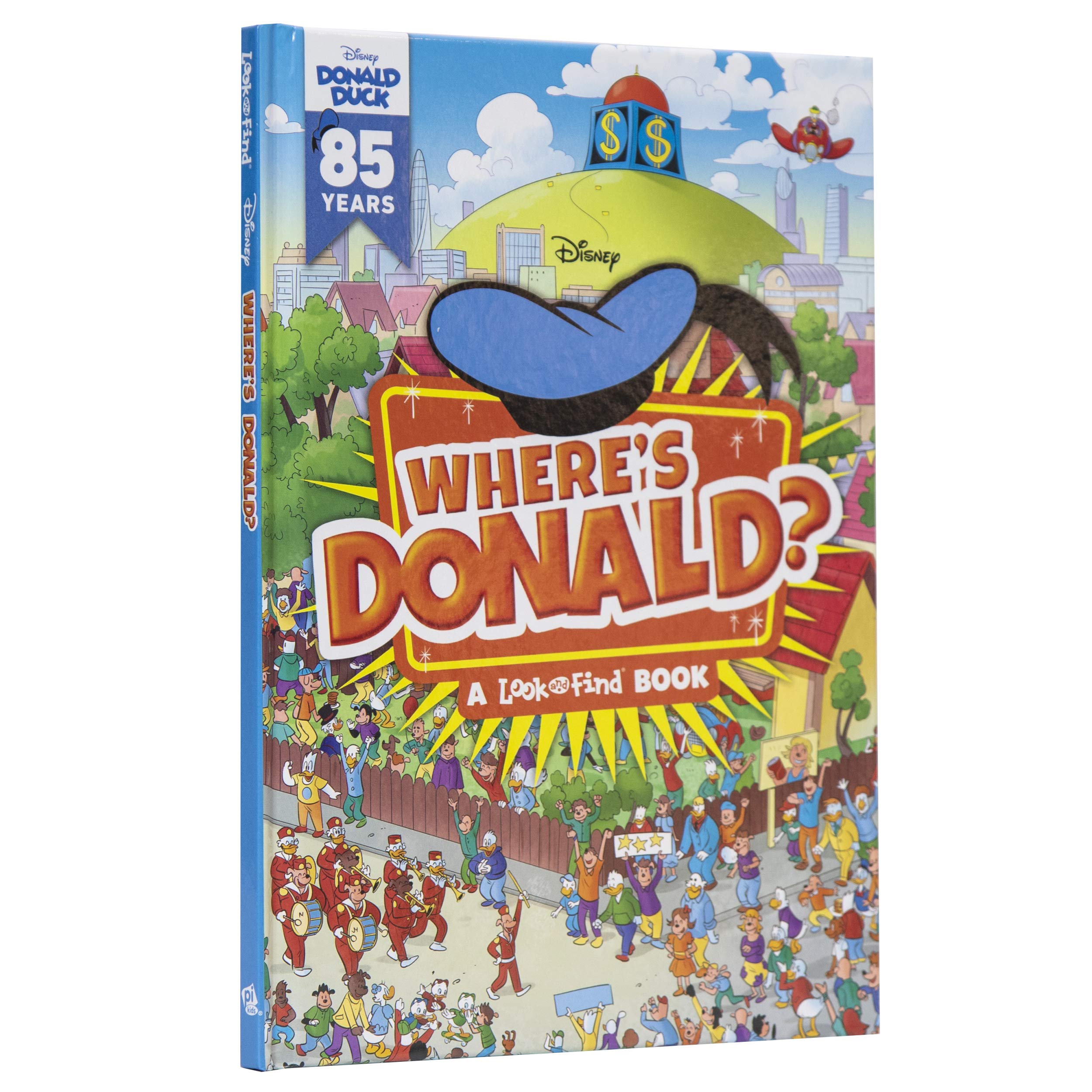 Disney Donald Duck - Where's Donald? A Look and Find Book - PI Kids used book depot