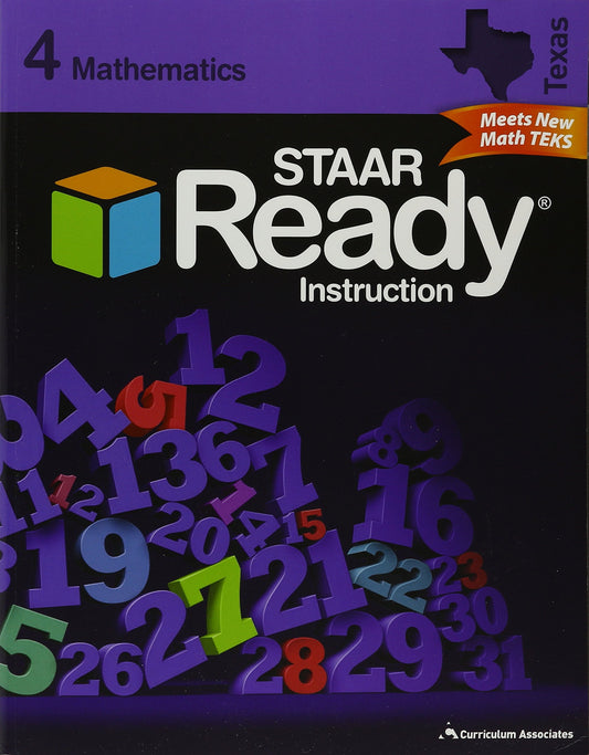 STAAR Ready Instruction Mathematics 4 Texas Edition [Paperback] Curriculum Associates, Inc