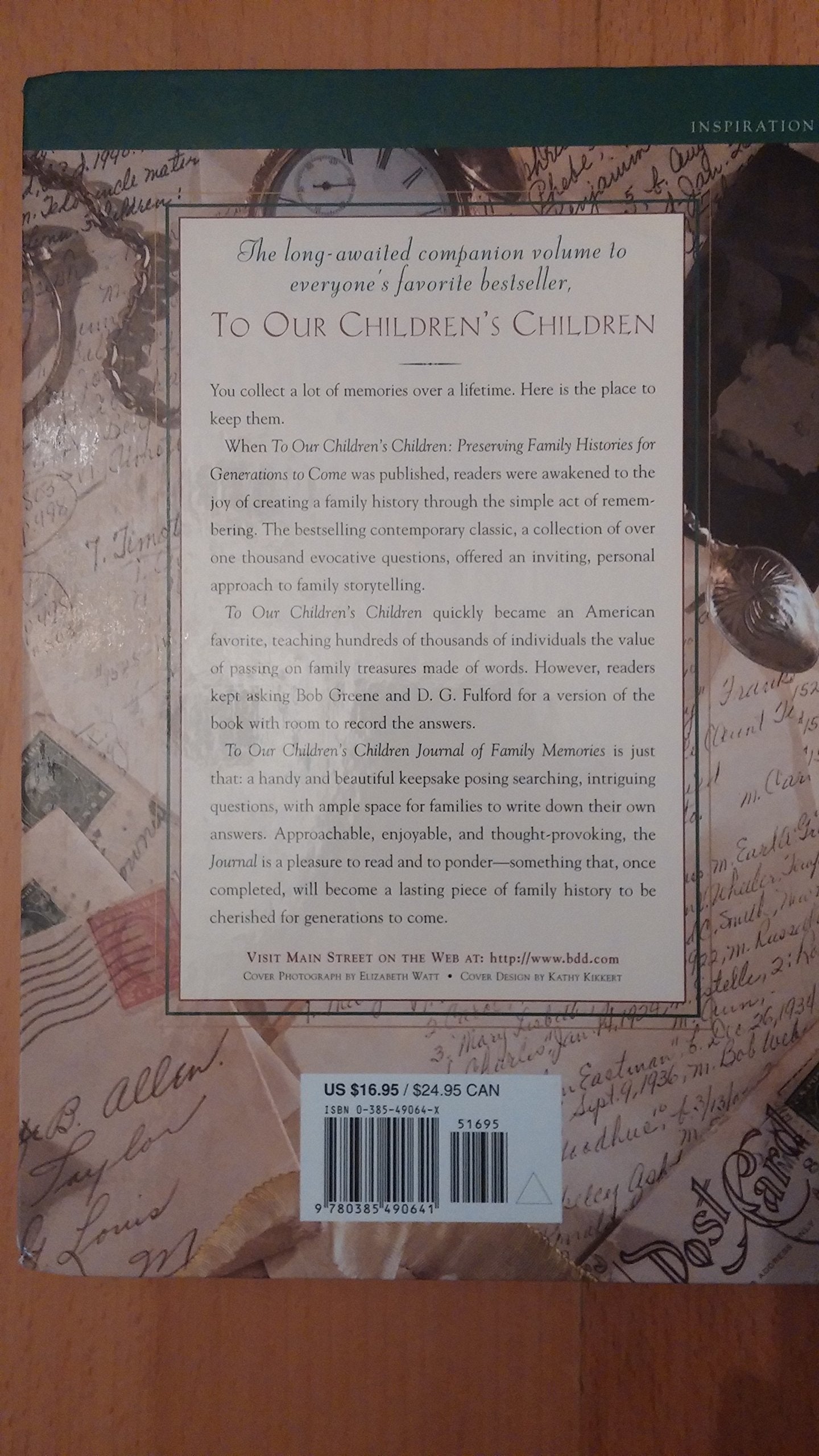 To Our Children's Children Journal used book depot