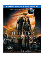 Jupiter Ascending (Blu-ray 3D + Blu-ray + DVD + Digital HD) [3D Blu-ray] used book depot