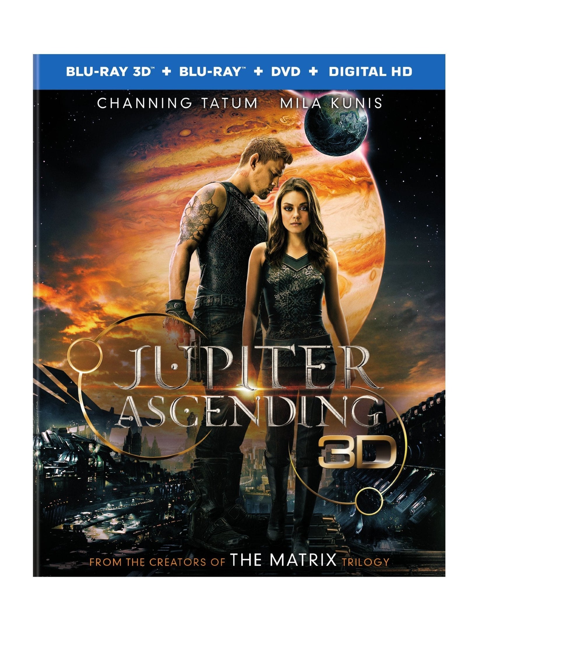 Jupiter Ascending (Blu-ray 3D + Blu-ray + DVD + Digital HD) [3D Blu-ray] used book depot