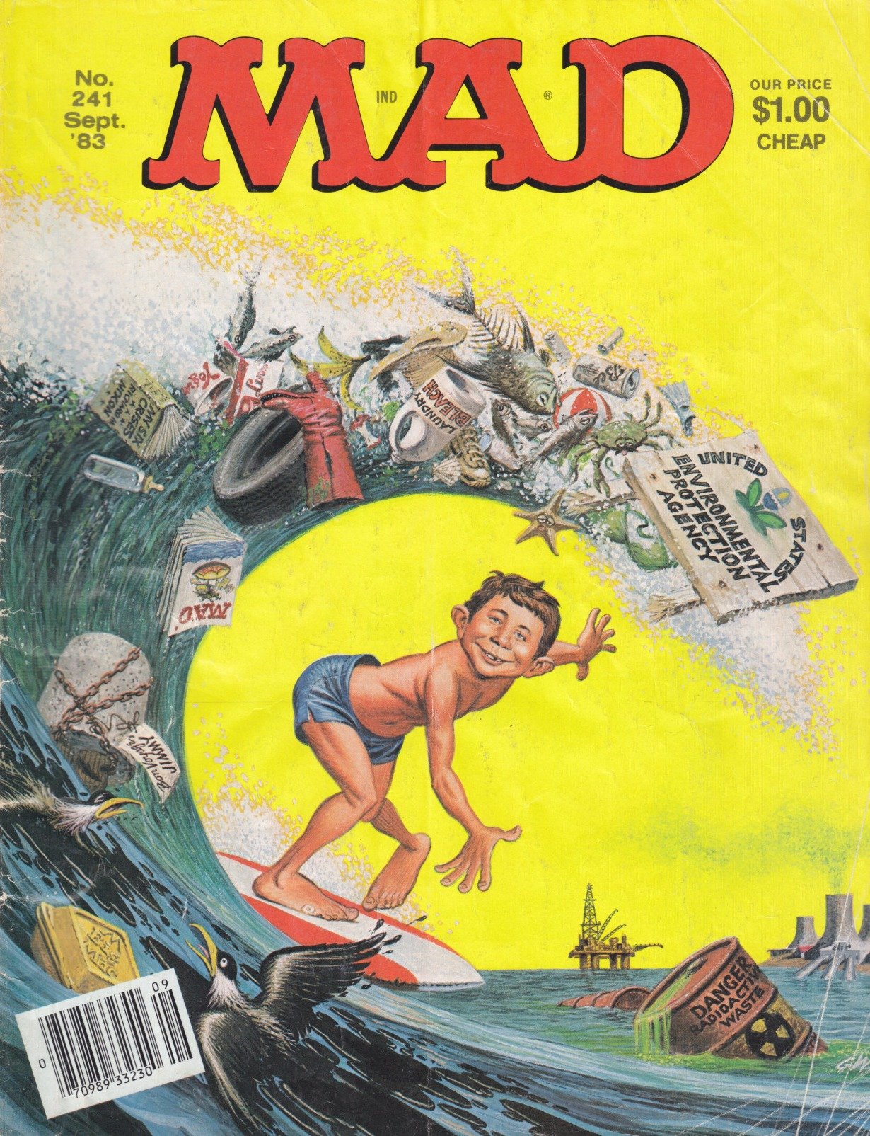 Mad Magazine No. 241 Sept 1983 used book depot