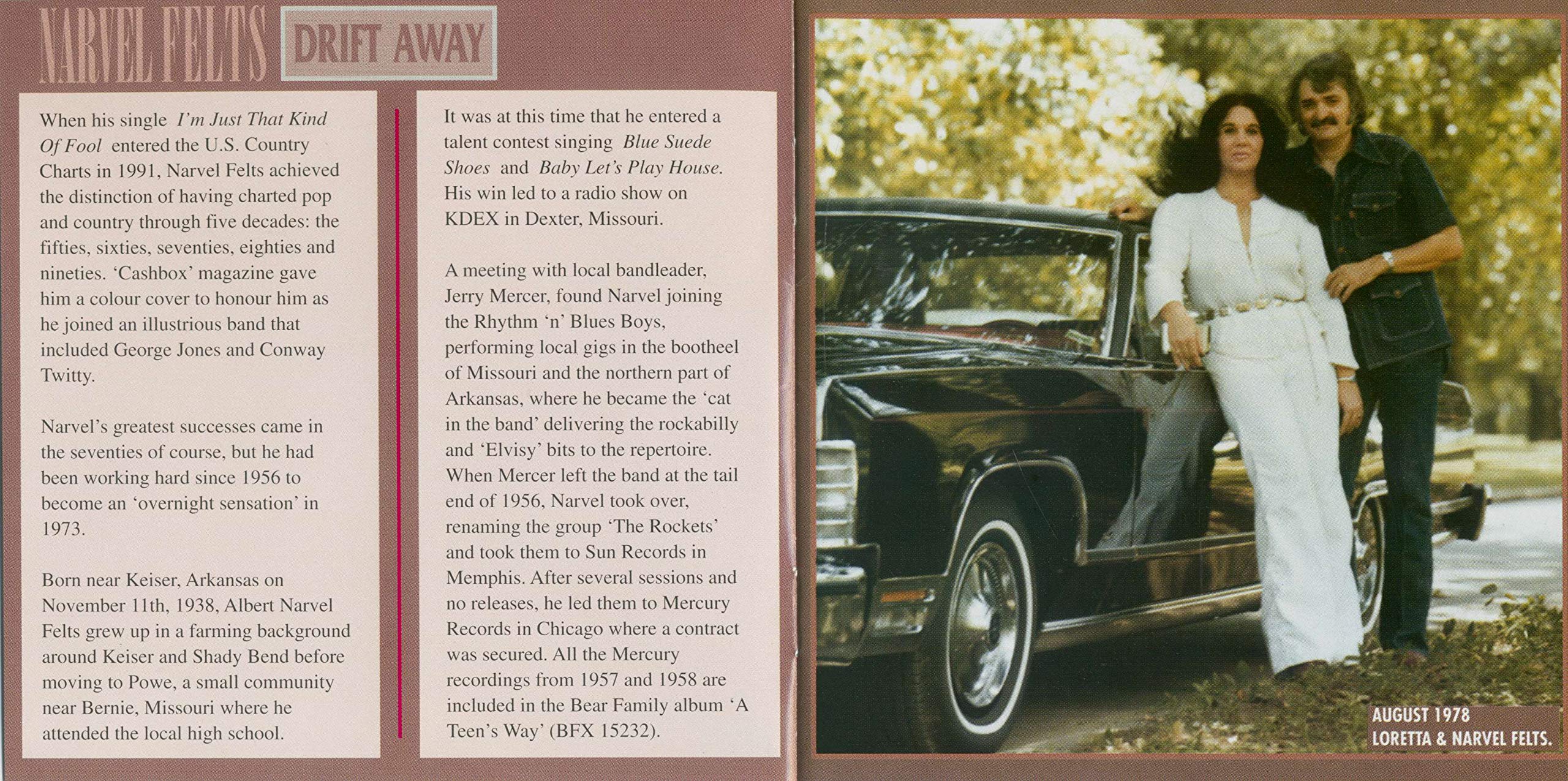 Drift Away - The Best Of Narvel Felts 1973-1979 used book depot