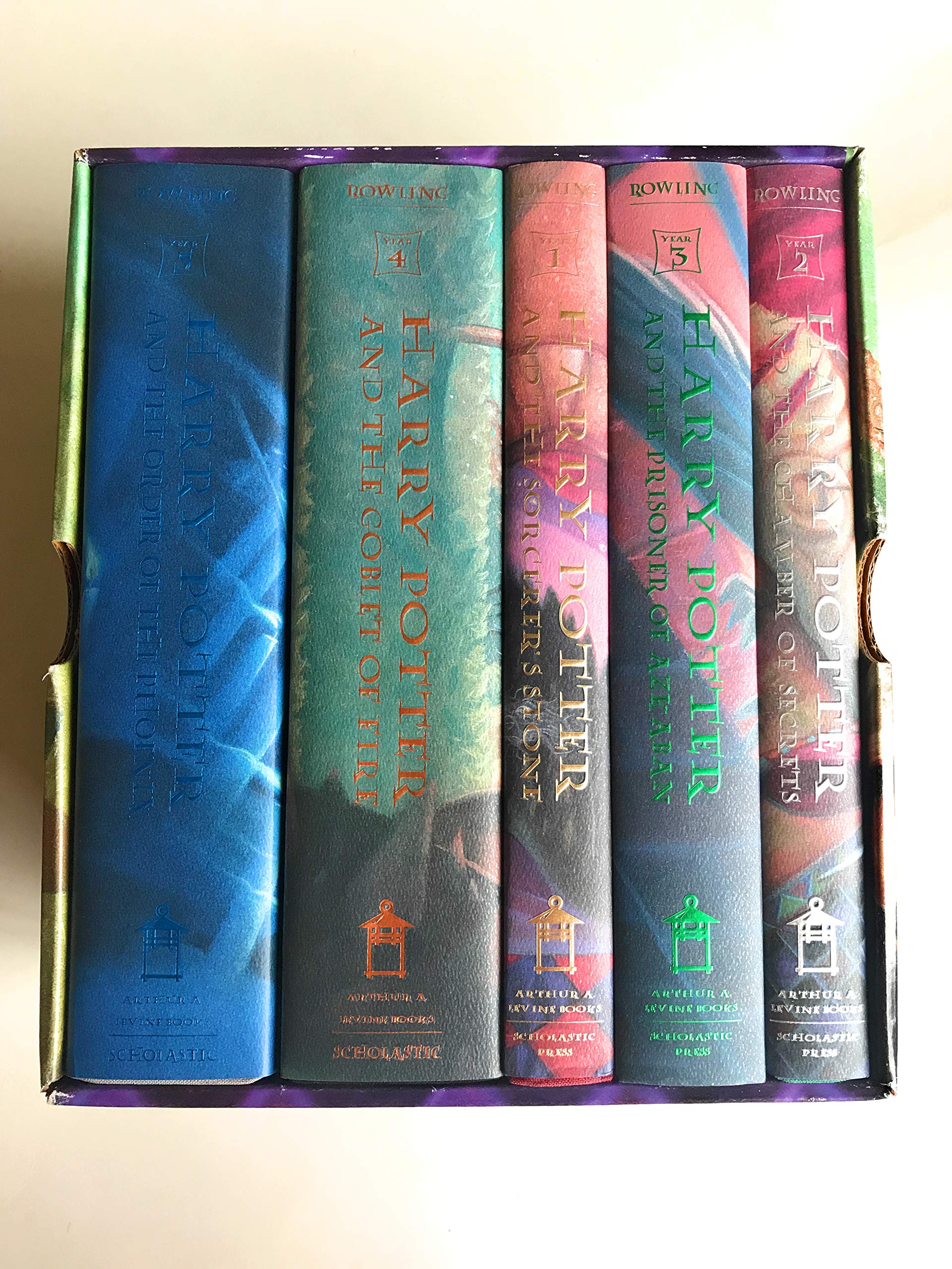 Harry Potter Hardcover Box Set (Books 1-5) used book depot
