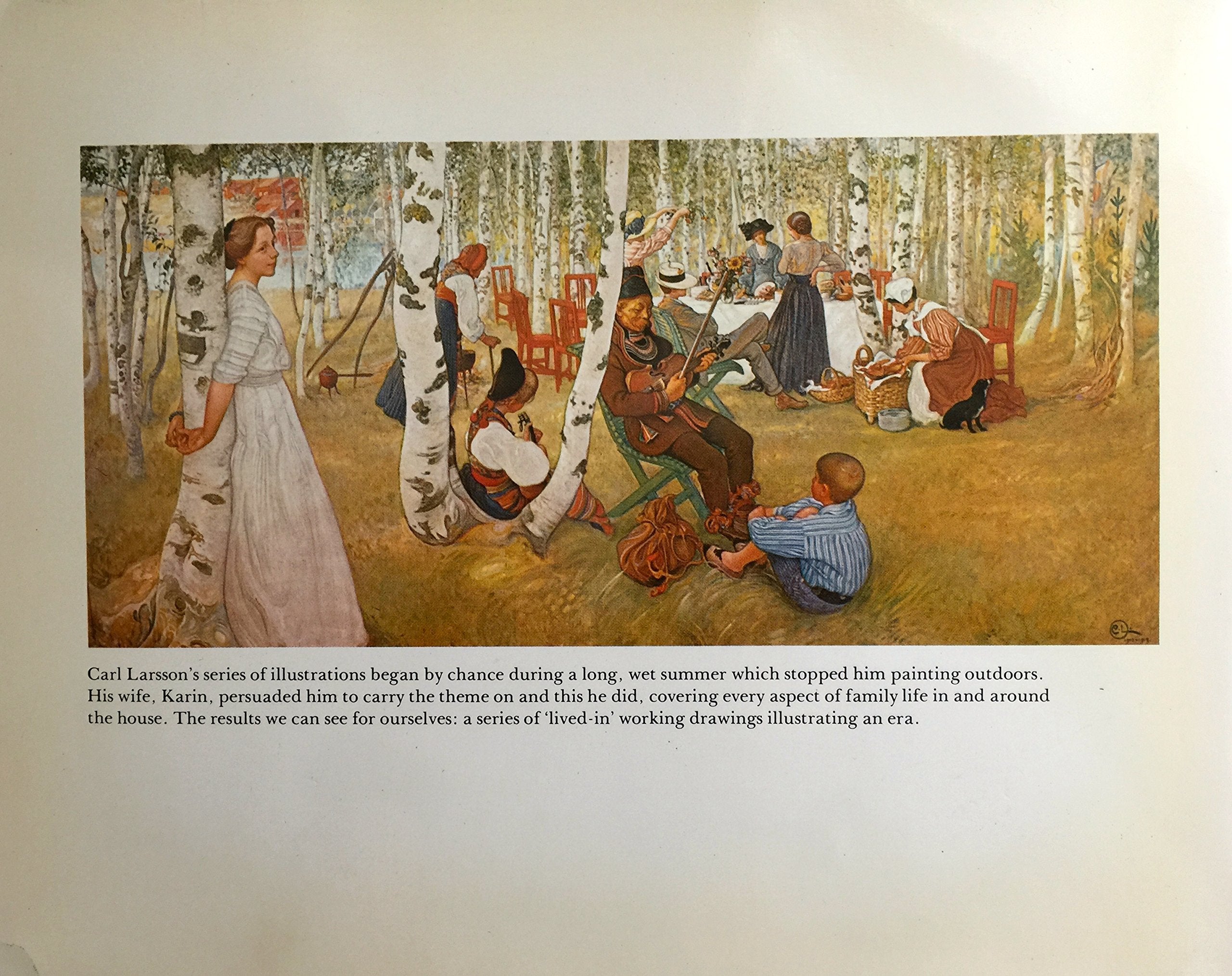 Paintings of Carl Larsson, The used book depot