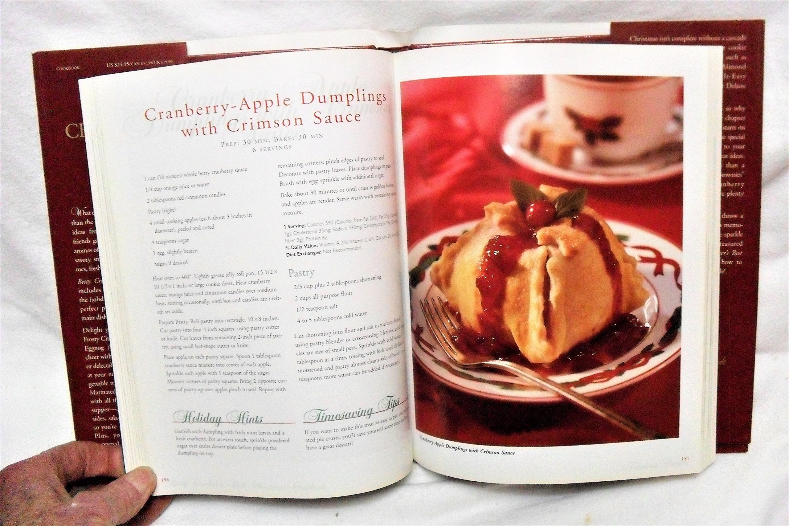 Betty Crocker's Best Christmas Cookbook used book depot