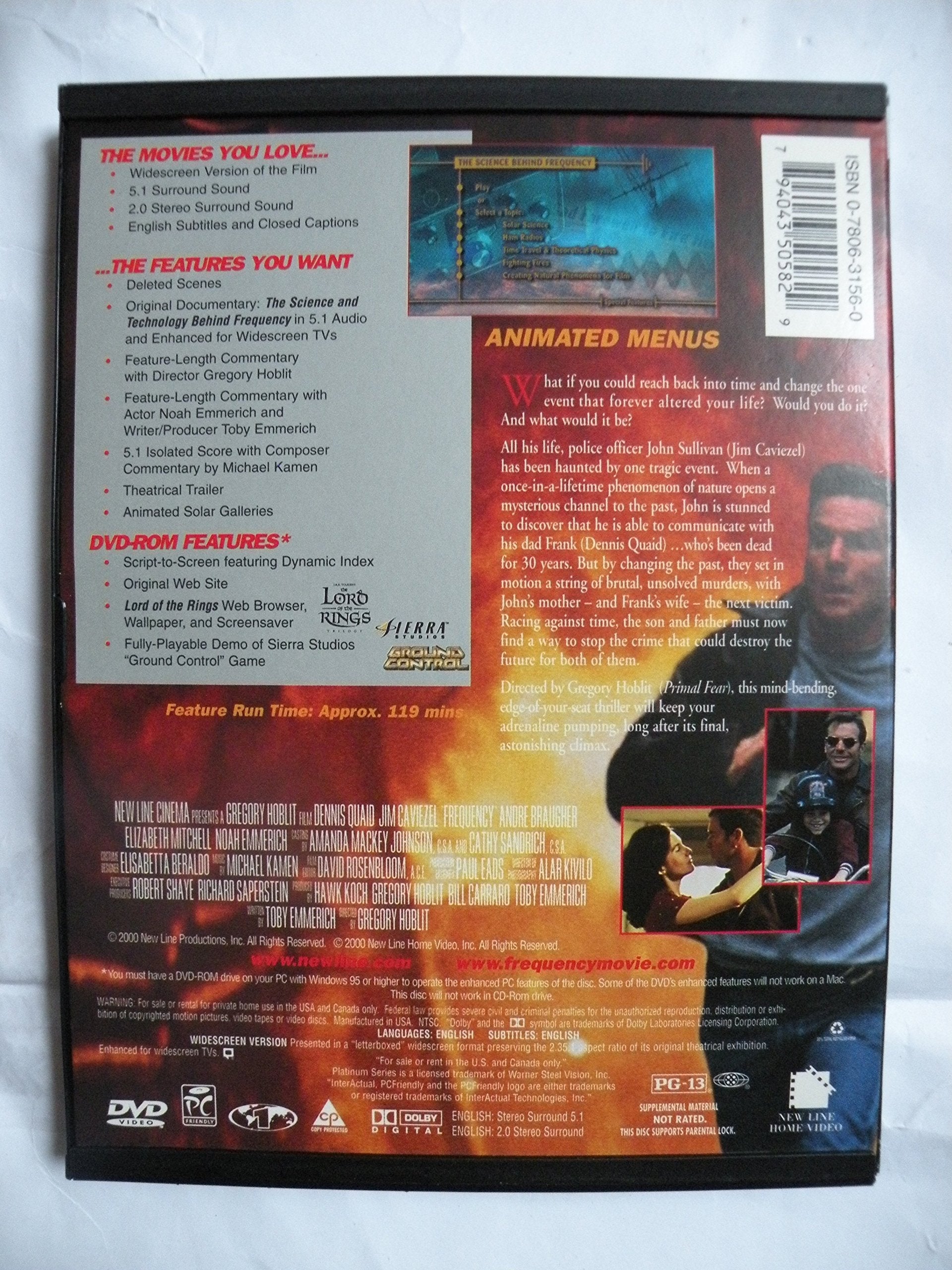 Frequency (DVD) used book depot