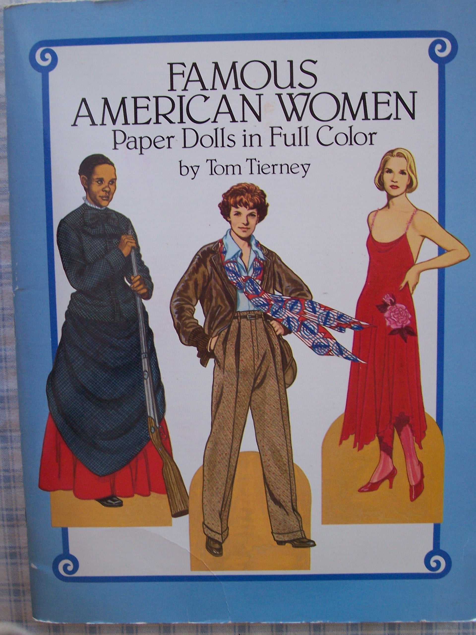 Famous American Women Paper Dolls in Full Color