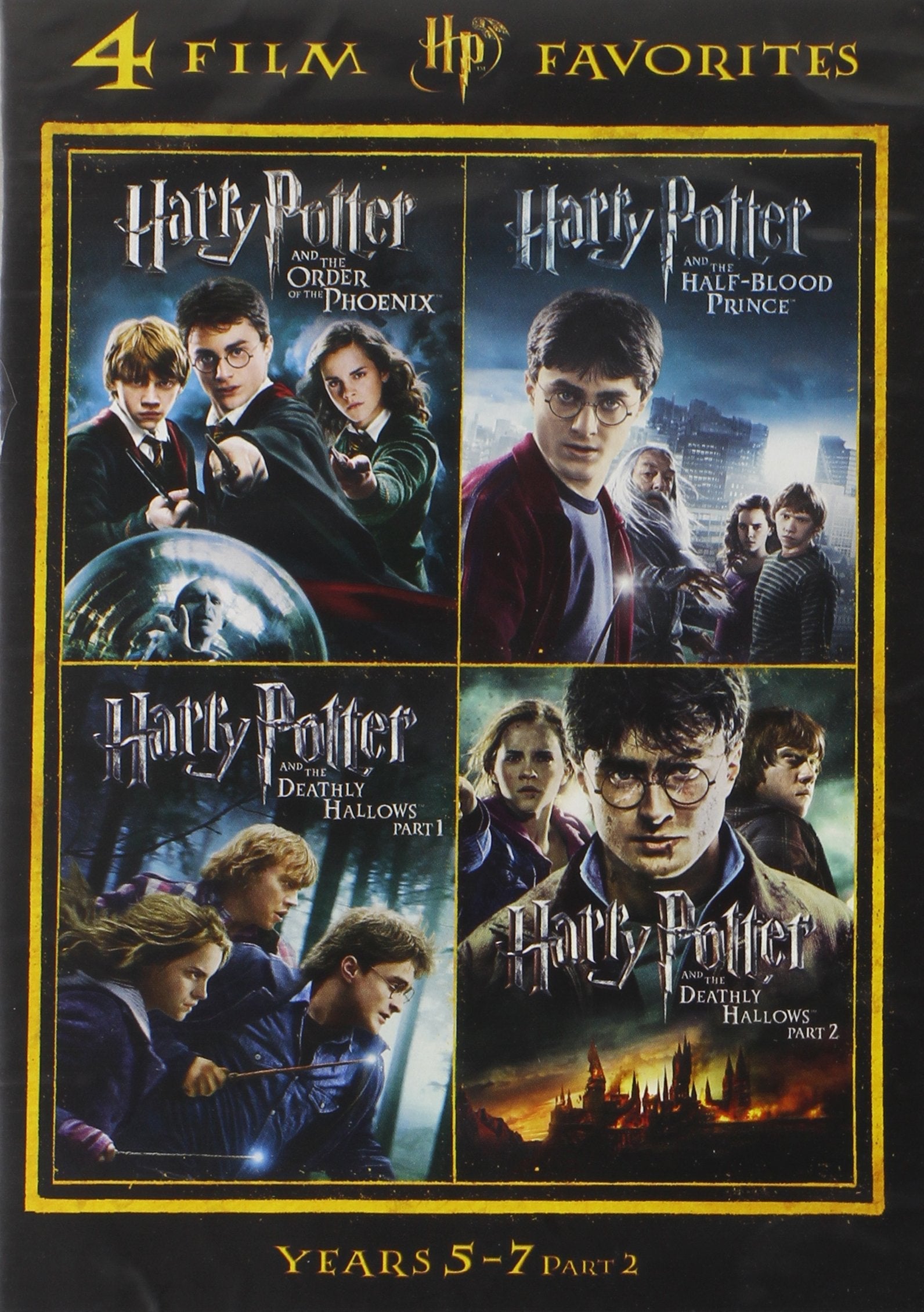 4 Film Favorites: Harry Potter Years 5-7 (4FF) used book depot