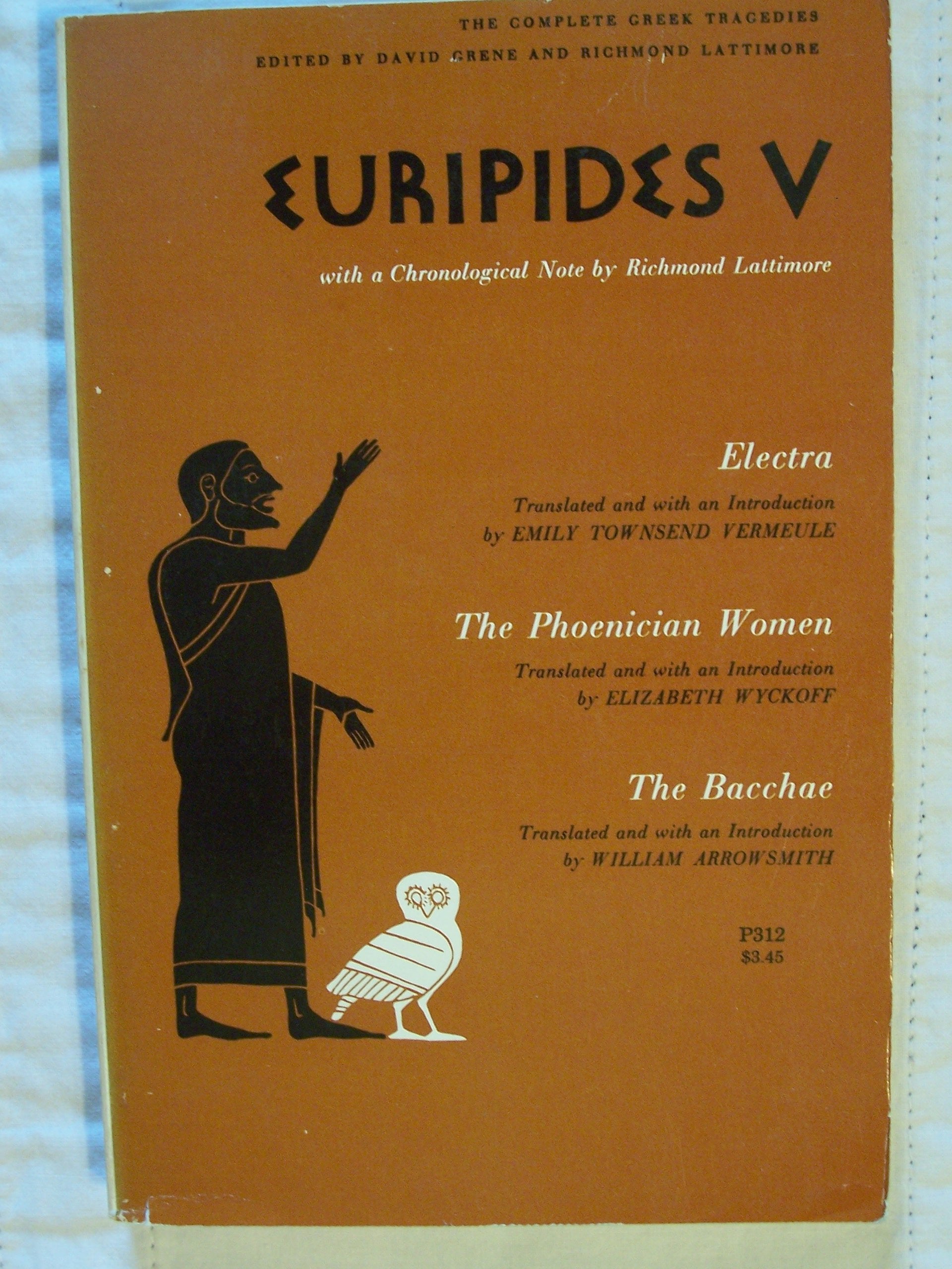 Euripides V: Electra, The Phoenician Women, The Bacchae (The Complete Greek Tragedies) (Vol 5) used book depot