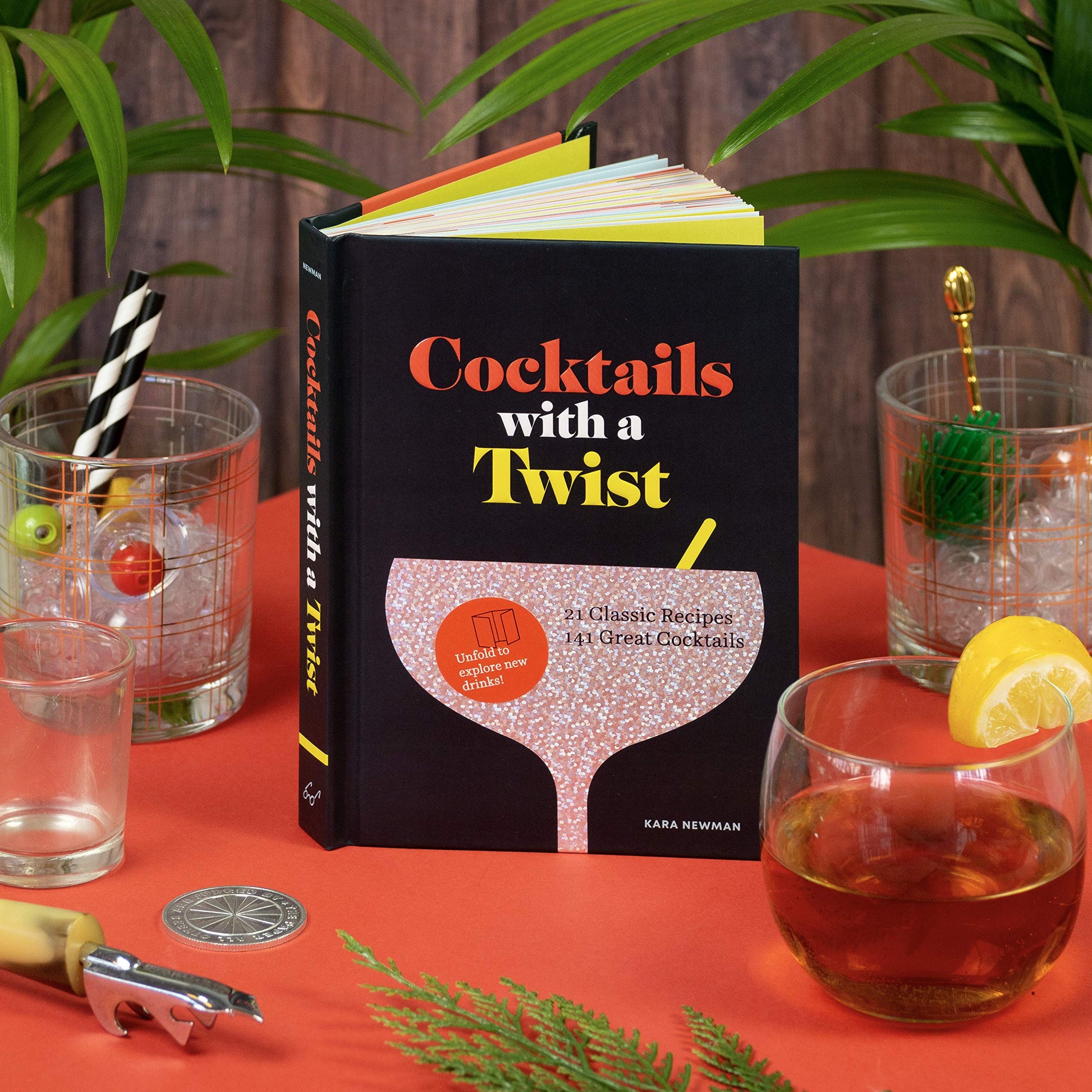 Cocktails with a Twist: 21 Classic Recipes. 141 Great Cocktails. used book depot