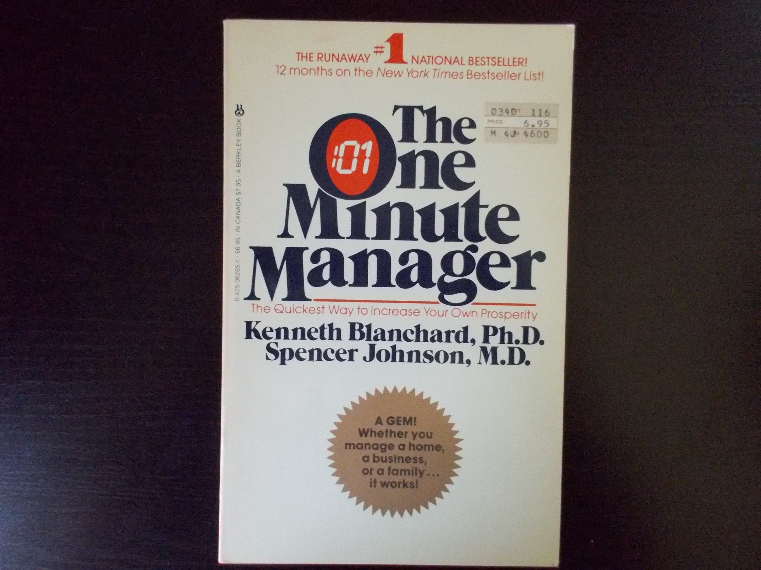 The One Minute Manager used book depot