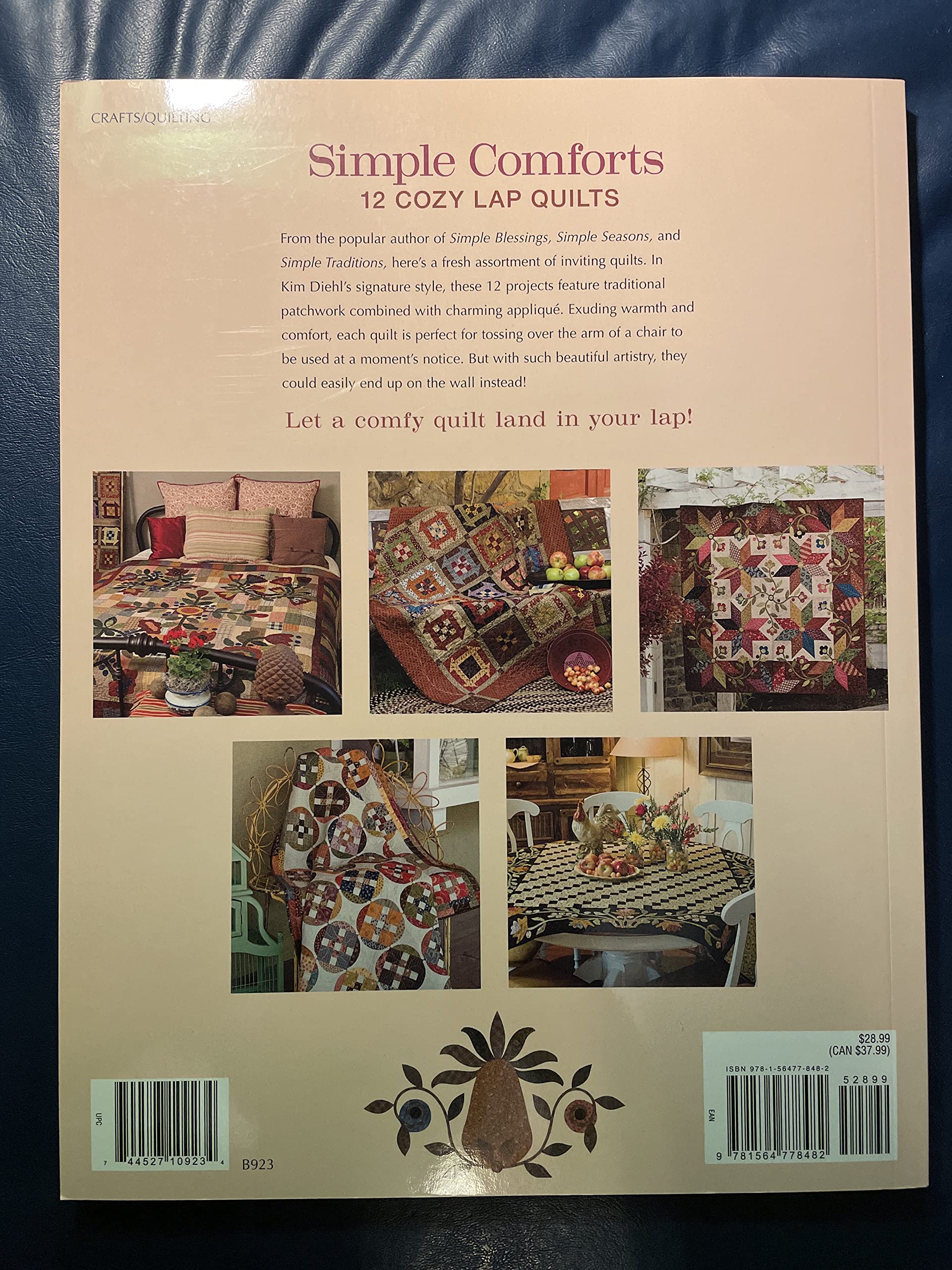 Simple Comforts: 12 Cozy Lap Quilts used book depot