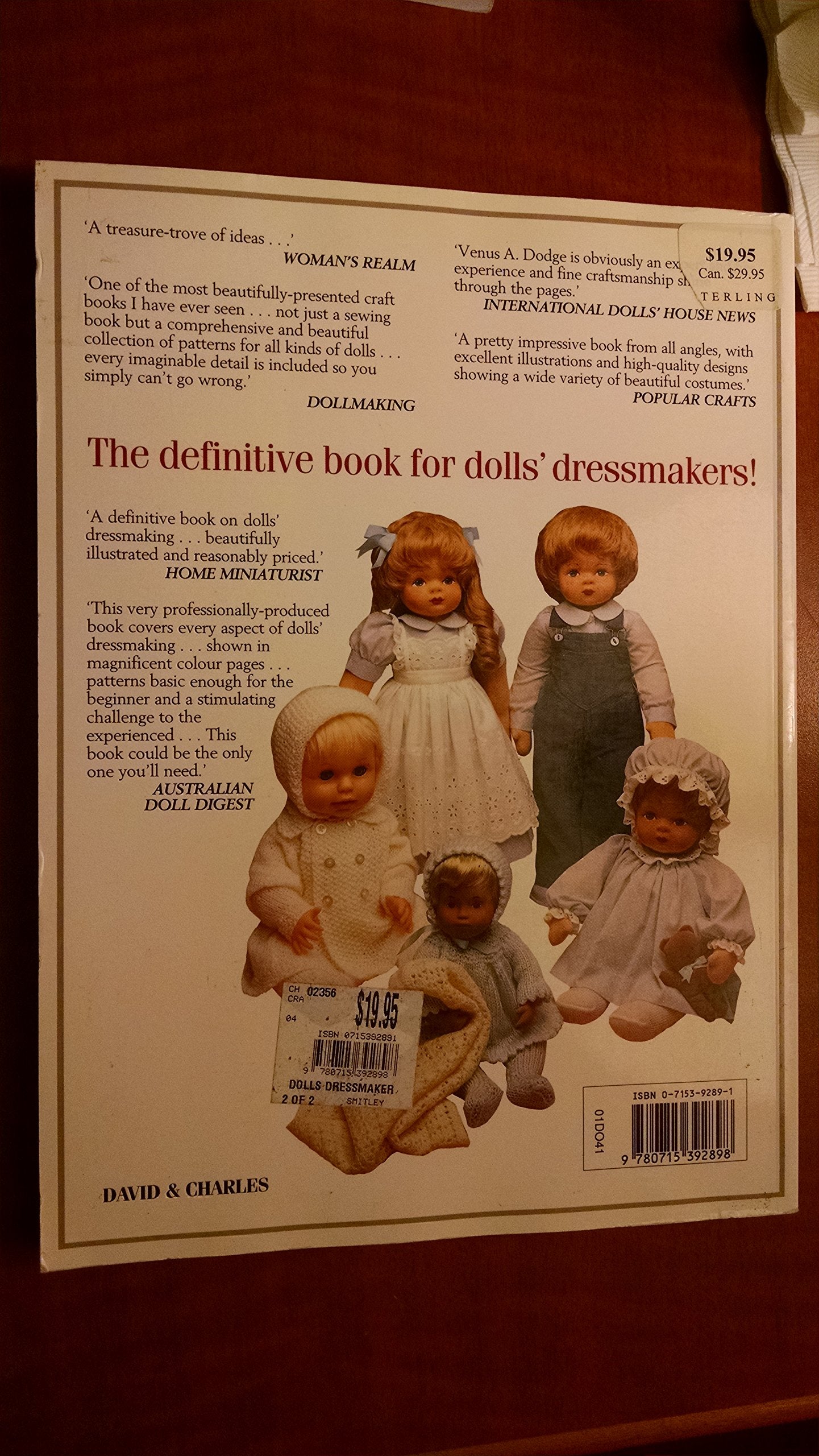 The Doll's Dressmaker: The Complete Pattern Book used book depot