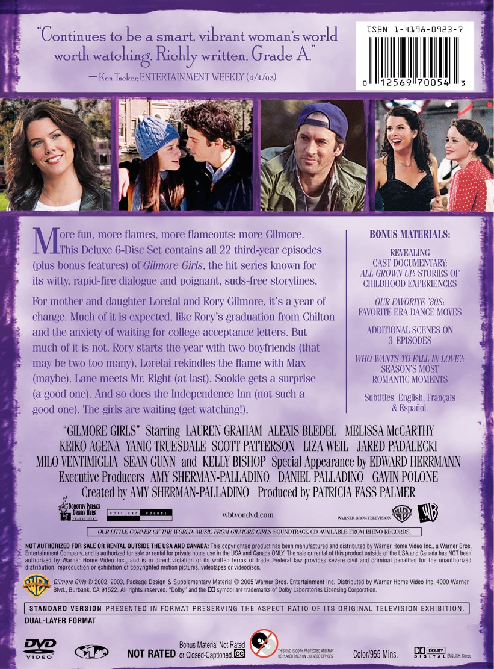 Gilmore Girls: Season 3 (Digipack) used book depot