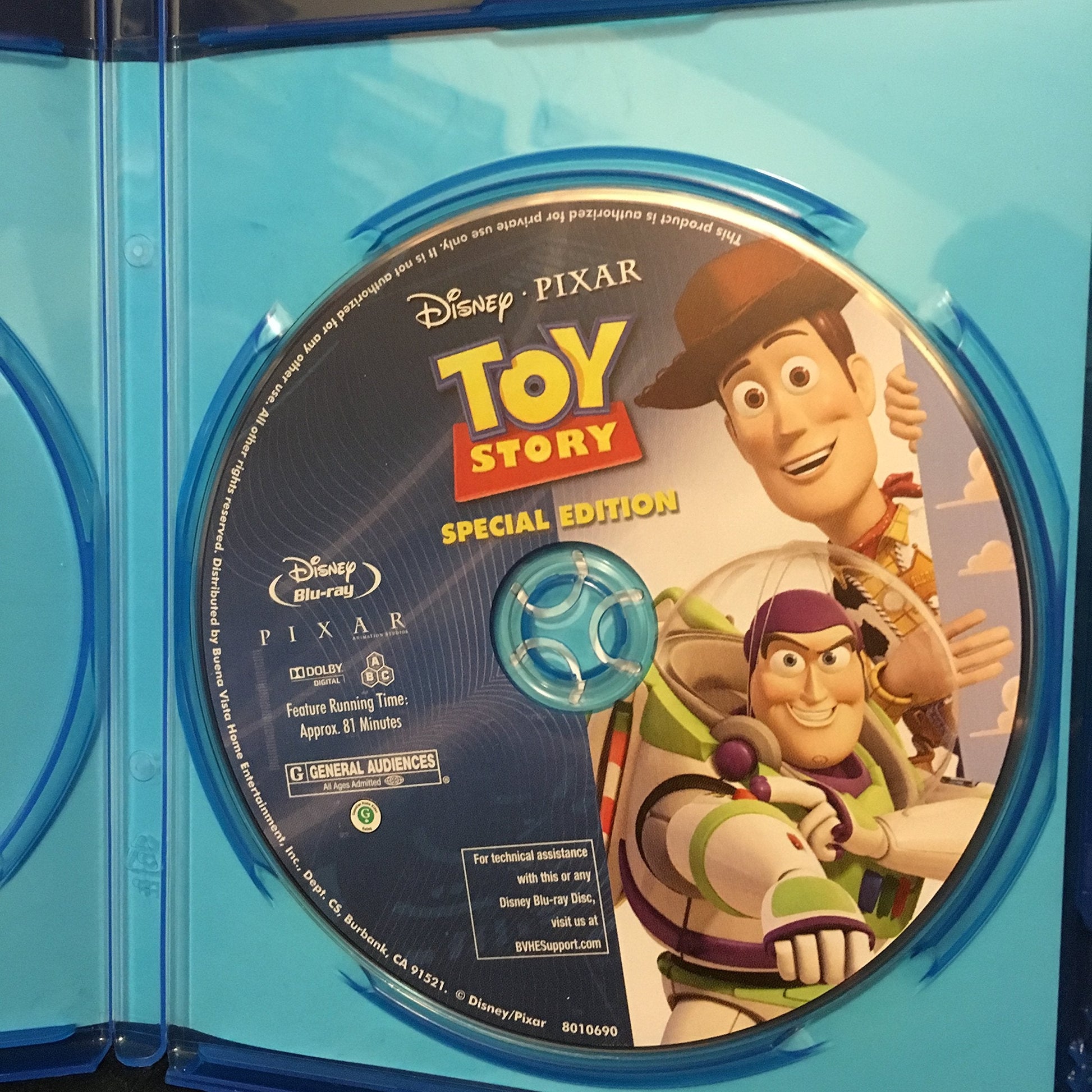 Toy Story (Two-Disc Special Edition Blu-ray/DVD Combo in Blu-ray Packaging) used book depot