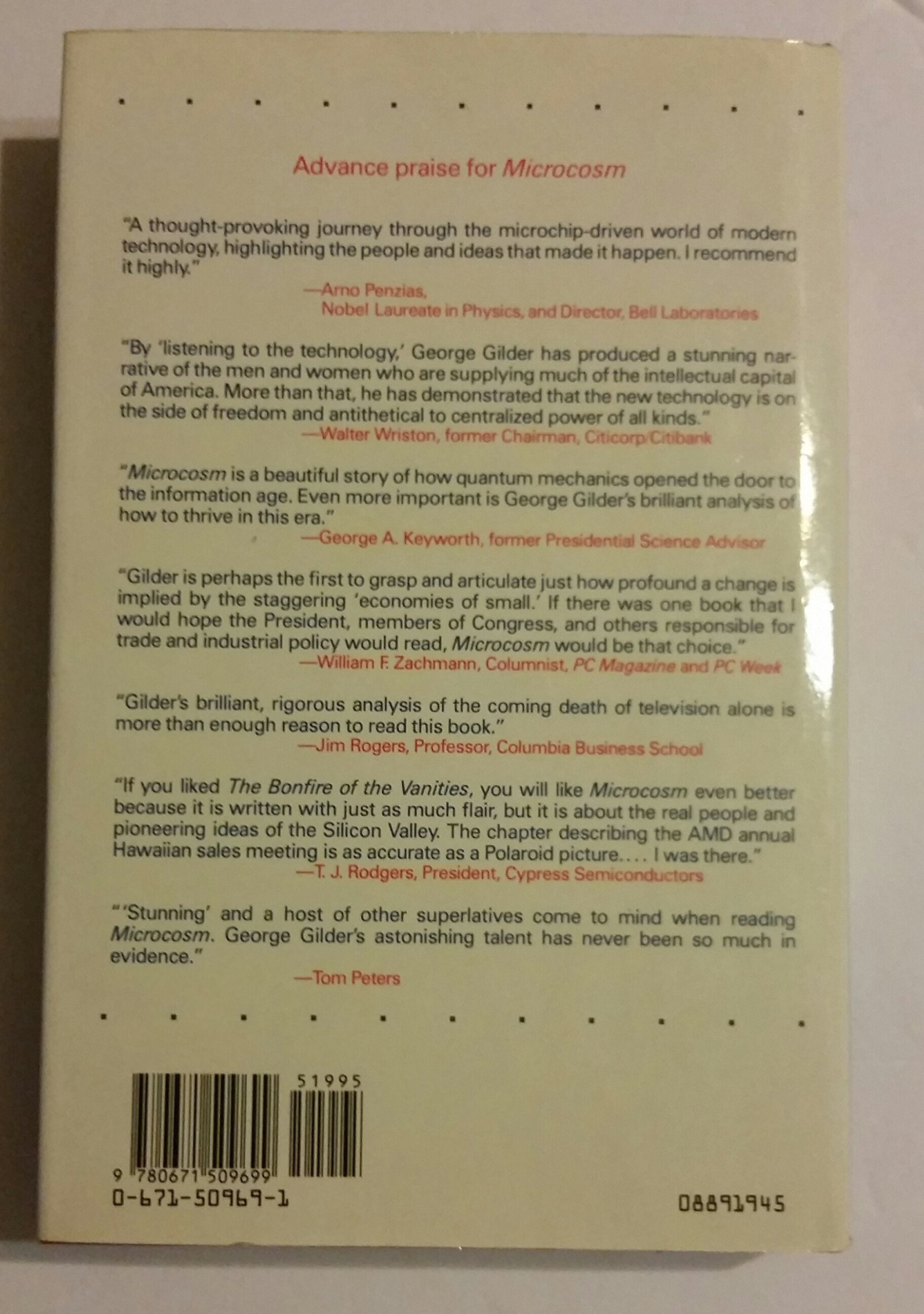 Microcosm: The Quantum Revolution in Economics and Technology used book depot