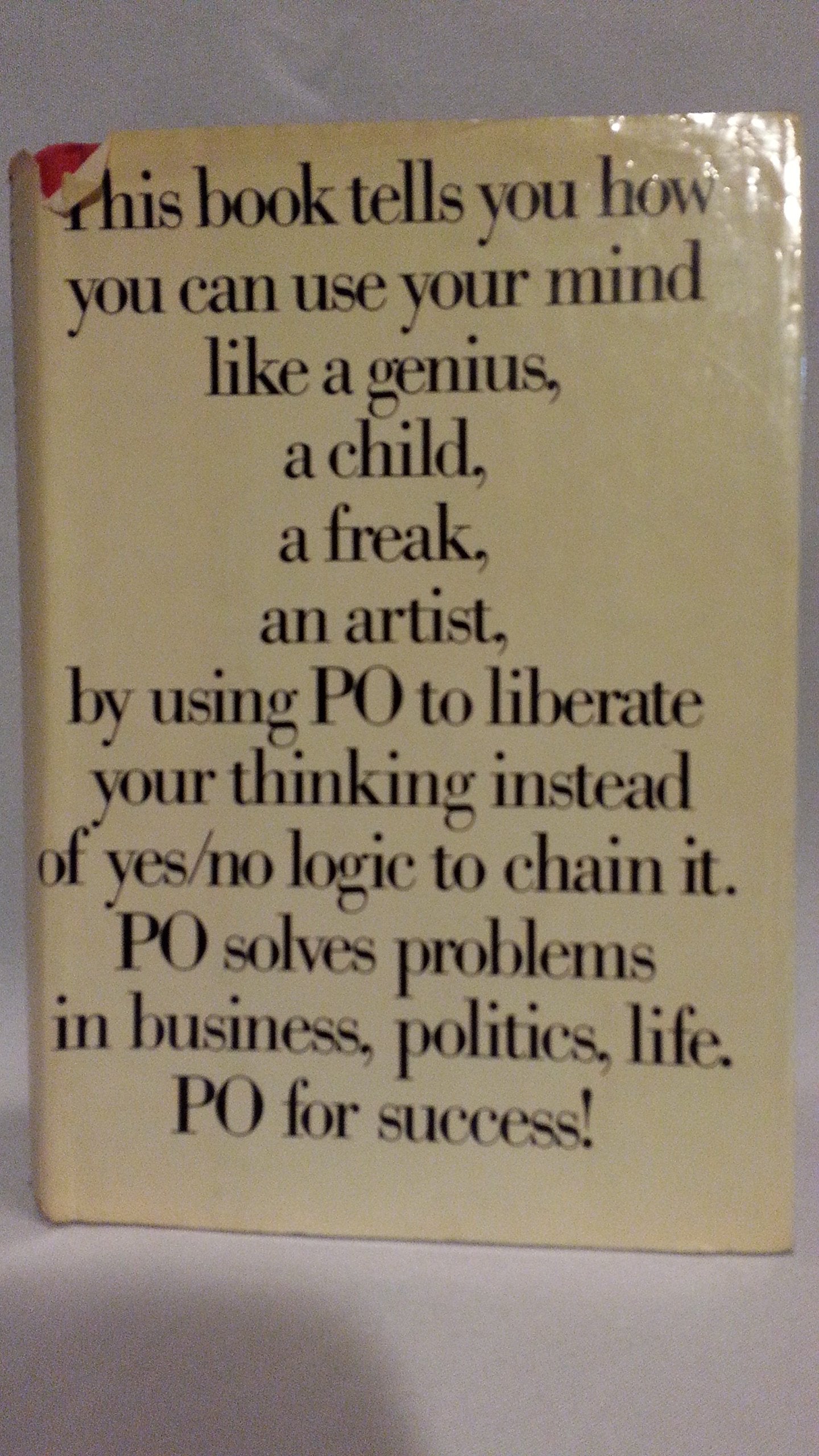 PO: A Device for Successful Thinking