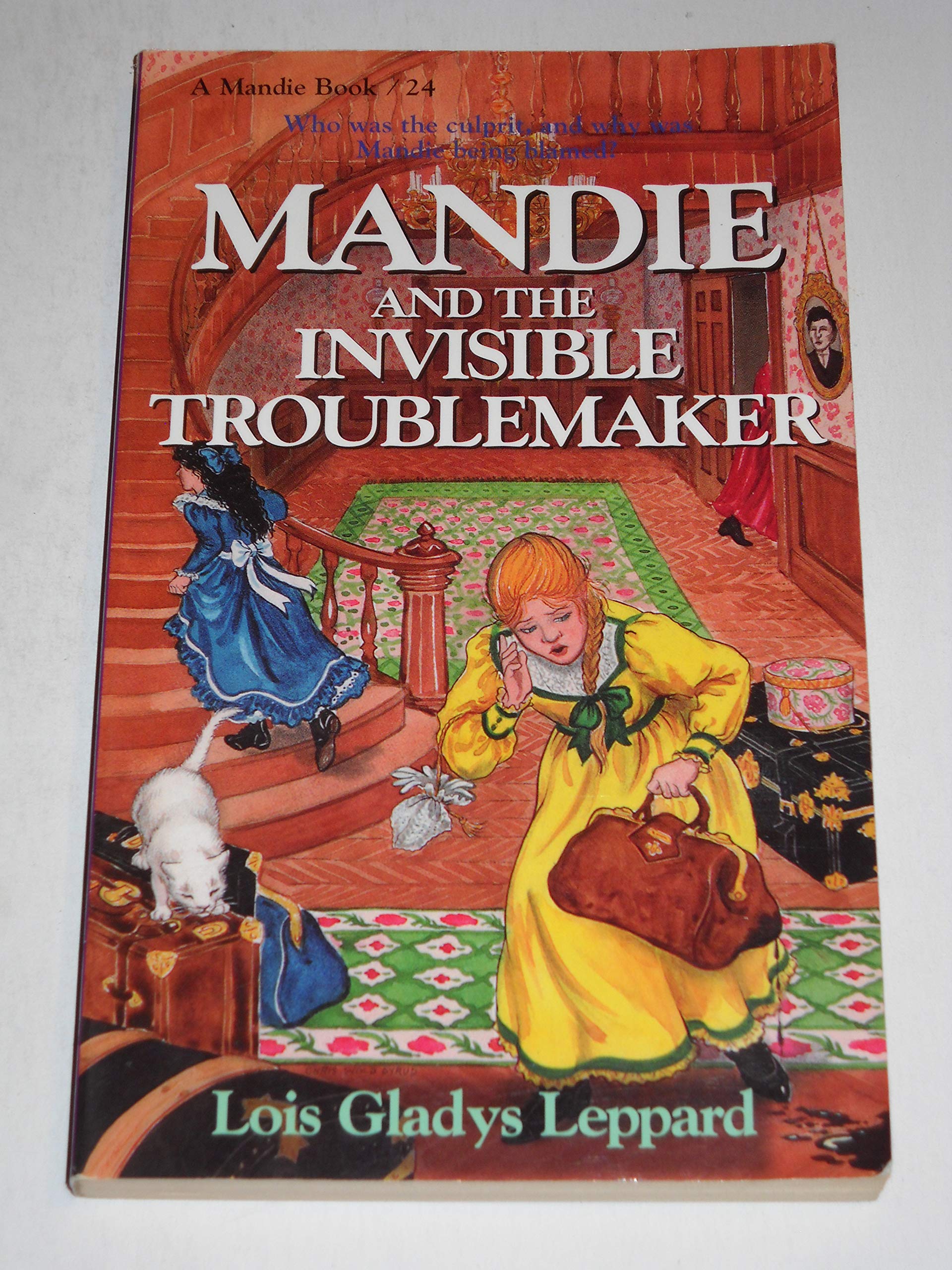 Mandie and the Invisible Troublemaker used book depot