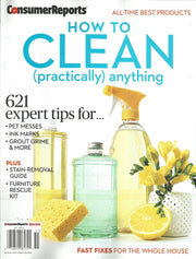 Consumer Reports: How to Clean Practically Anything (March 2015) used book depot