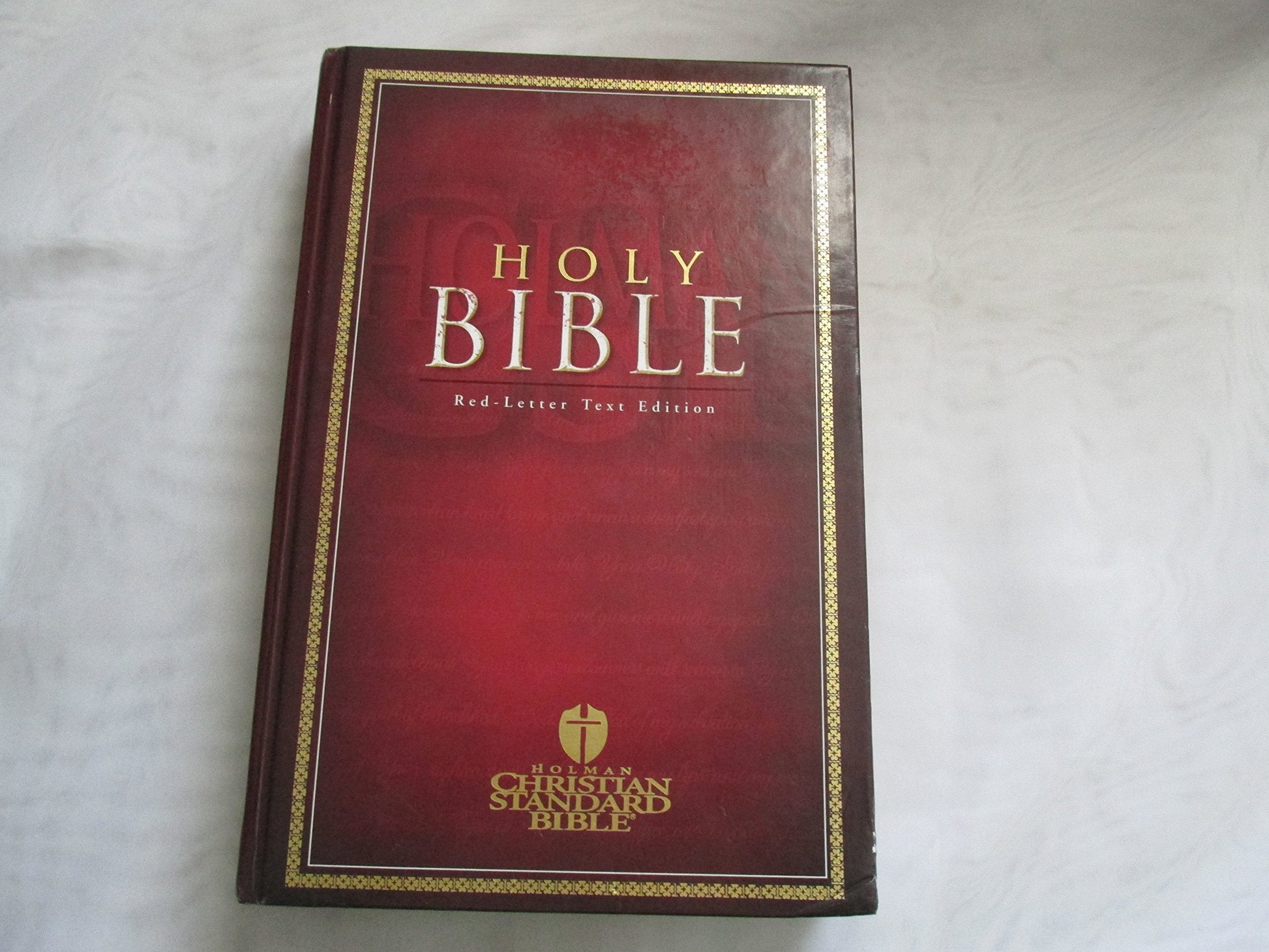 Holy Bible Holman Christian Standard Bible: Red-Letter Text Edition used book depot