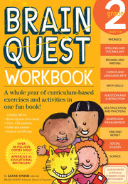 Brain Quest Workbook, Grade 2 used book depot