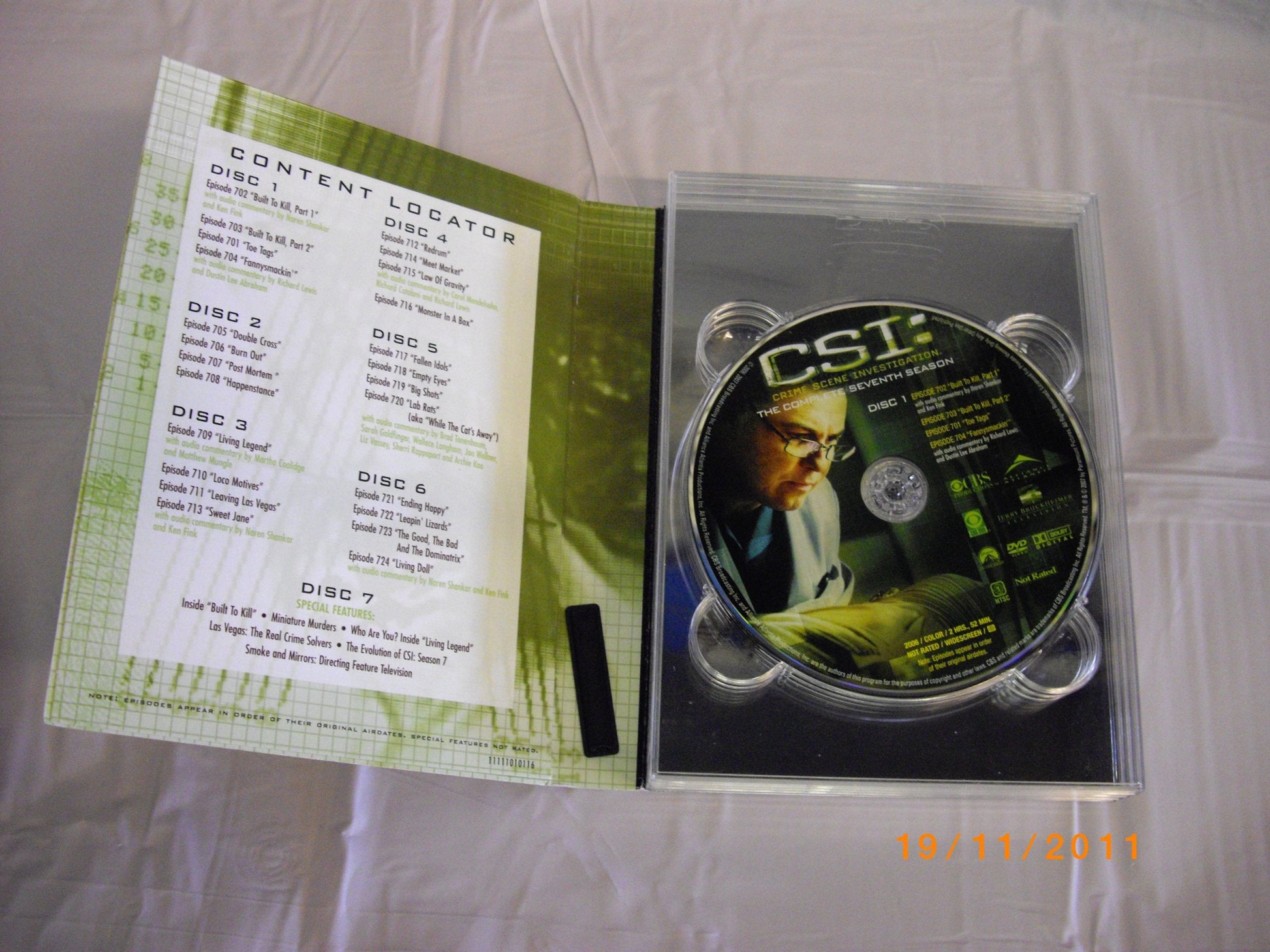 CSI: Crime Scene Investigation: Season 7 used book depot
