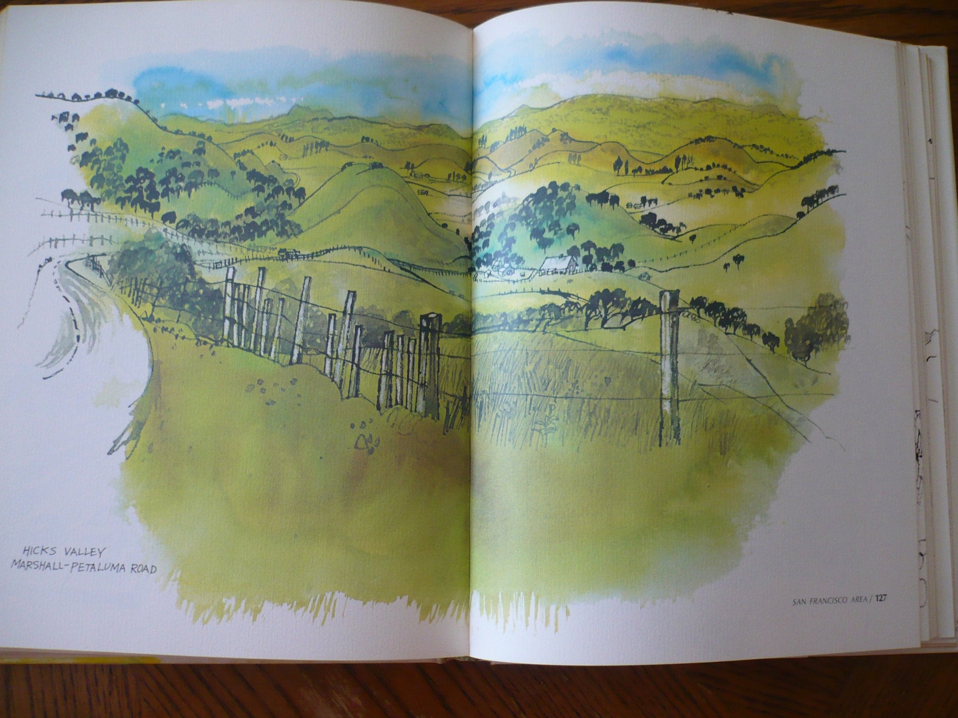 Back Roads Of California * Sunset * Sketches And Trip Notes used book depot