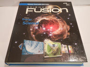 Houghton Mifflin Harcourt Science Fusion Texas Teacher Edition TE used book depot