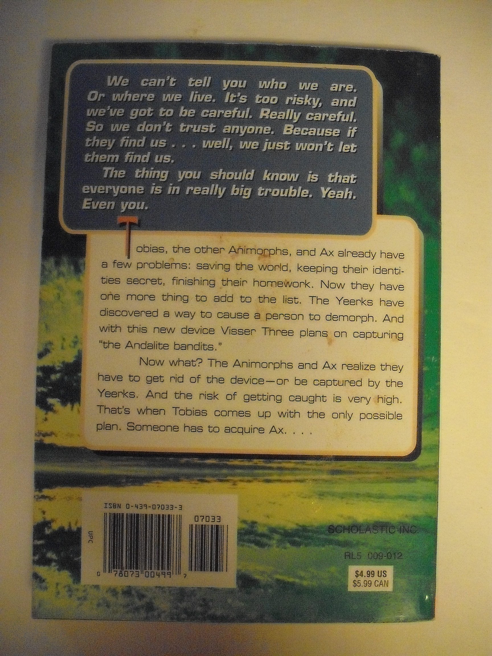 The Illusion (Animorphs #33) used book depot