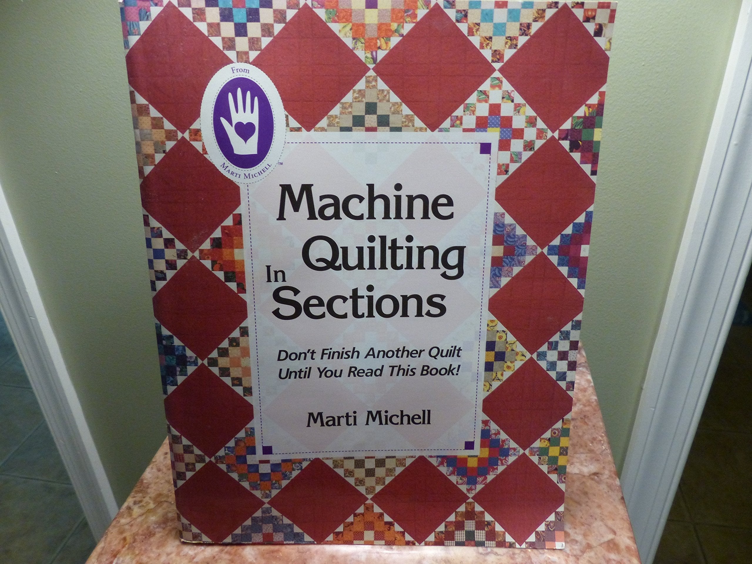 Machine Quilting in Sections used book depot
