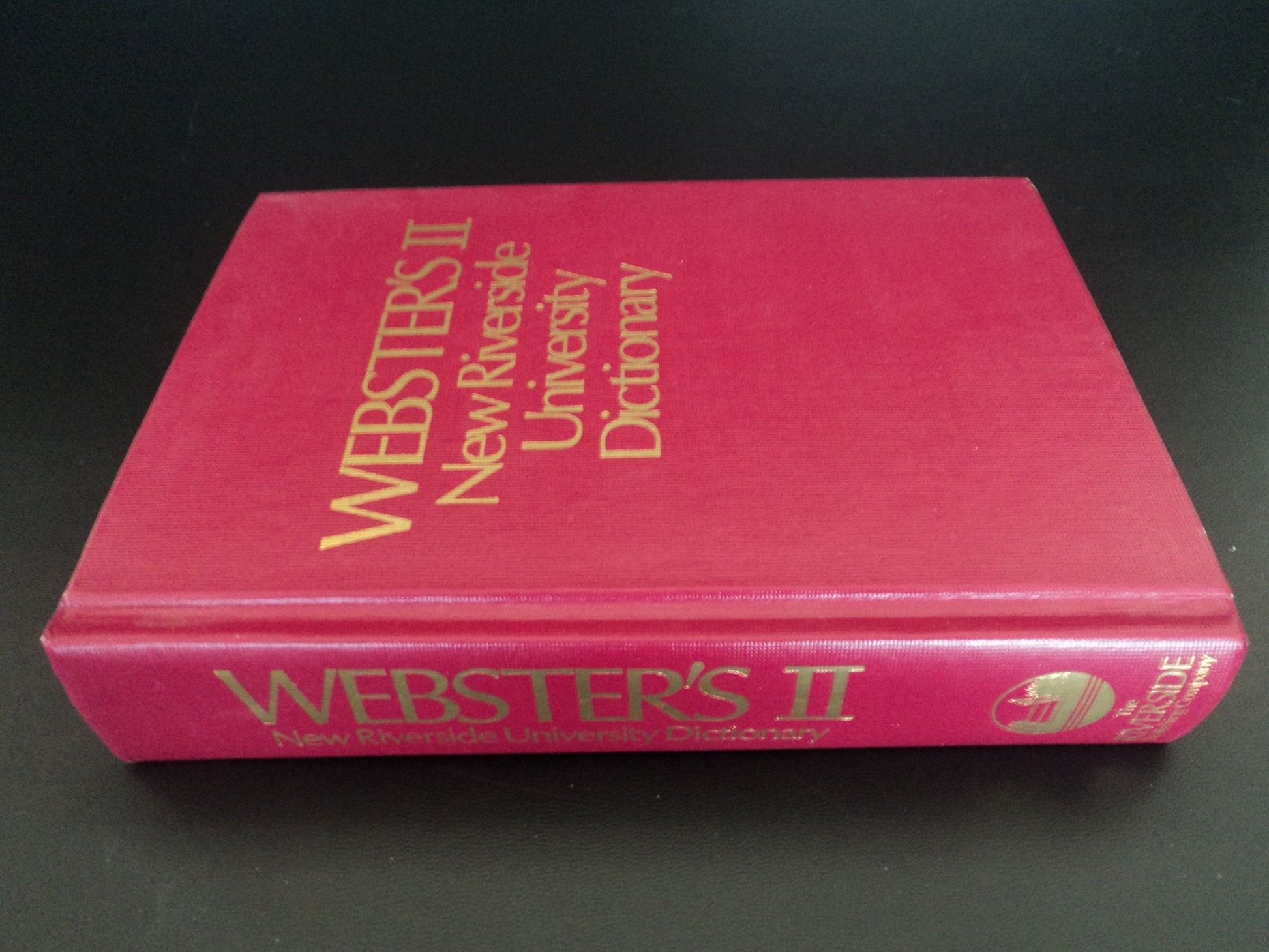Dic Webster's II New Riverside University Dictionary used book depot