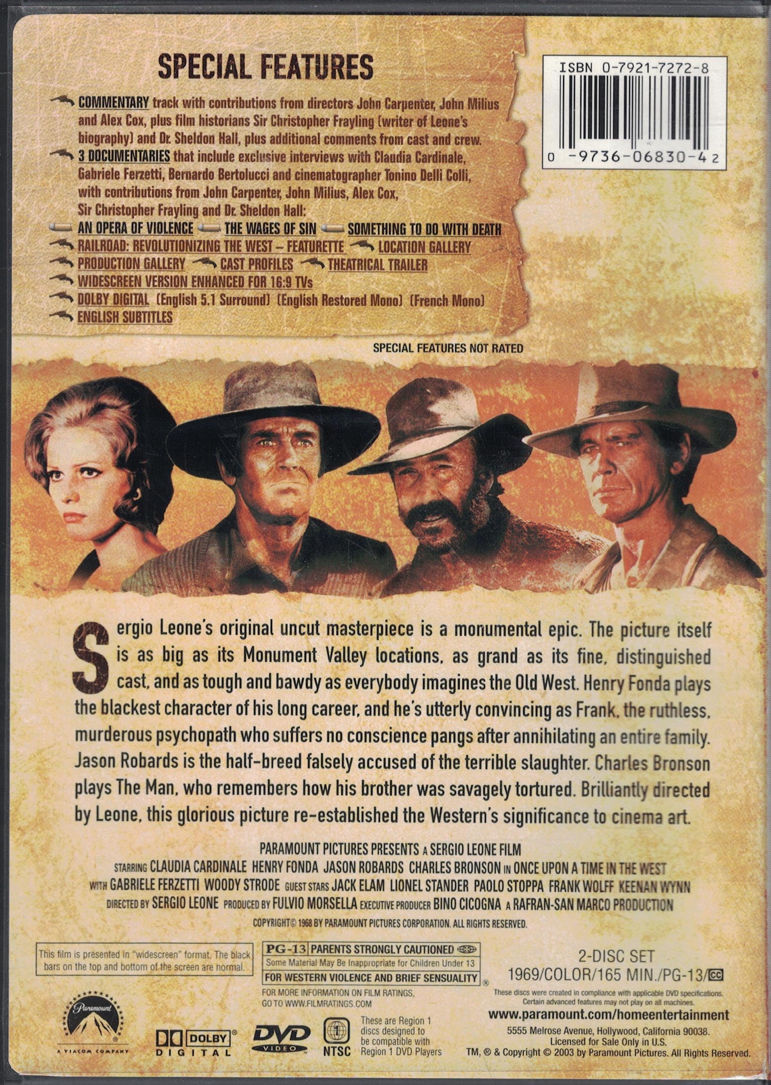 Once Upon a Time in the West (Two-Disc Special Collector's Edition) used book depot