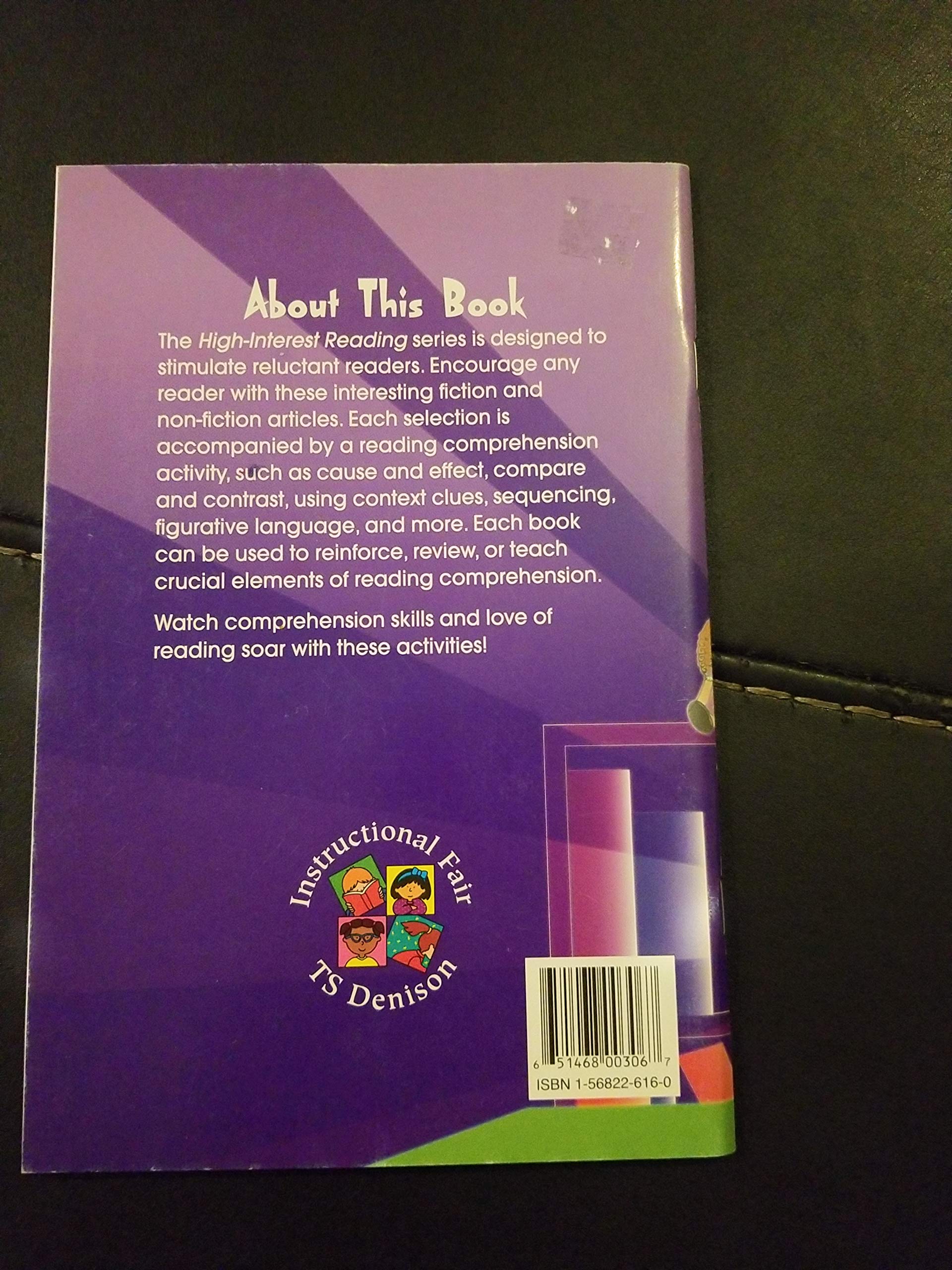 High-Interest Reading Gr 8: A Homework Booklet used book depot