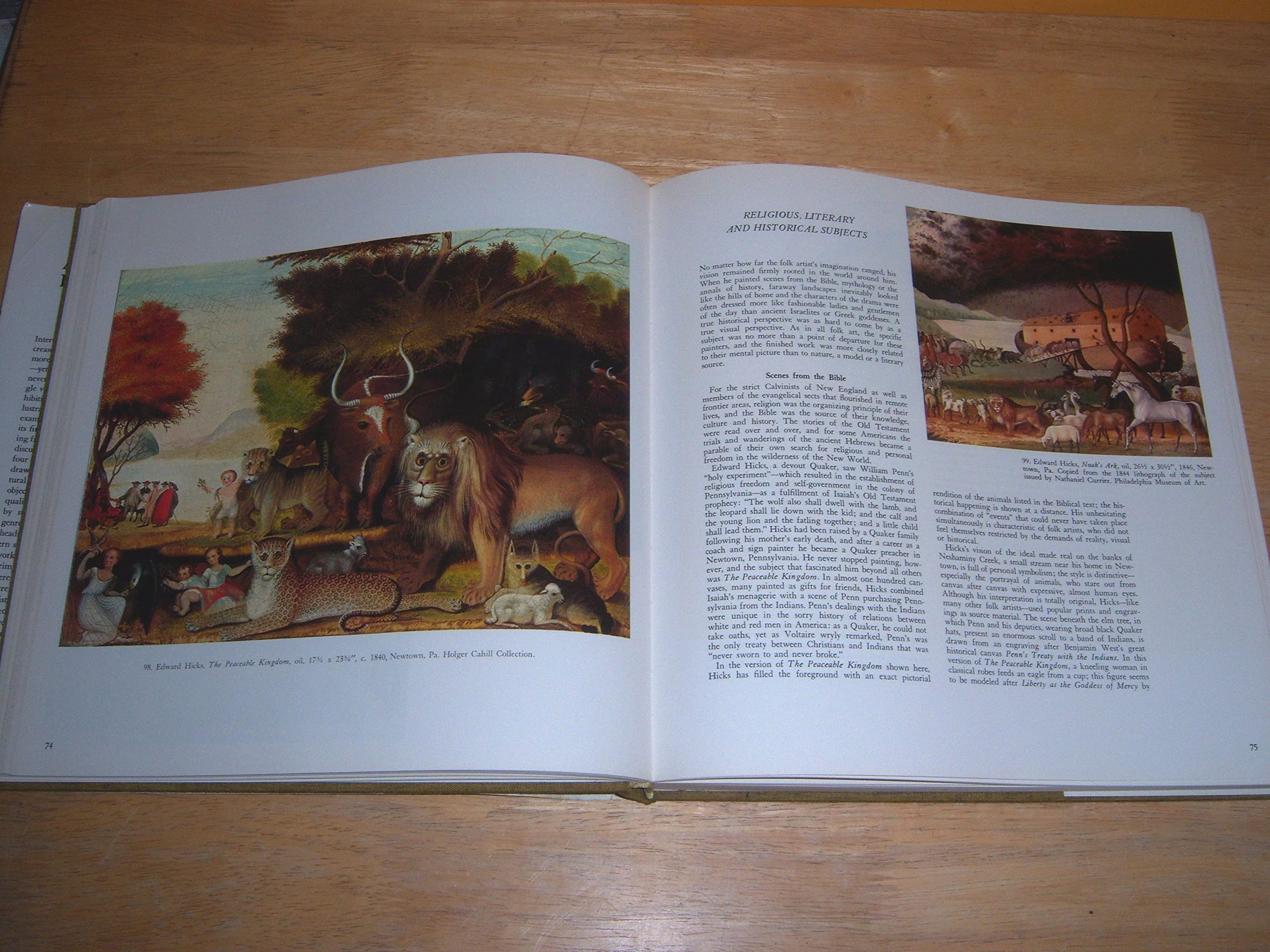 The Flowering of American Folk Art 1776-1876 used book depot