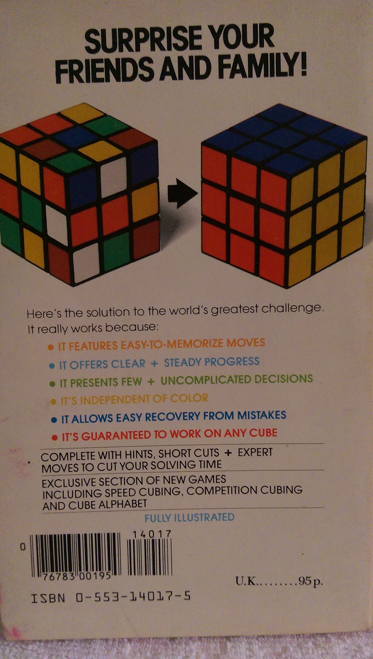 The Simple Solution to Rubik's Cube used book depot