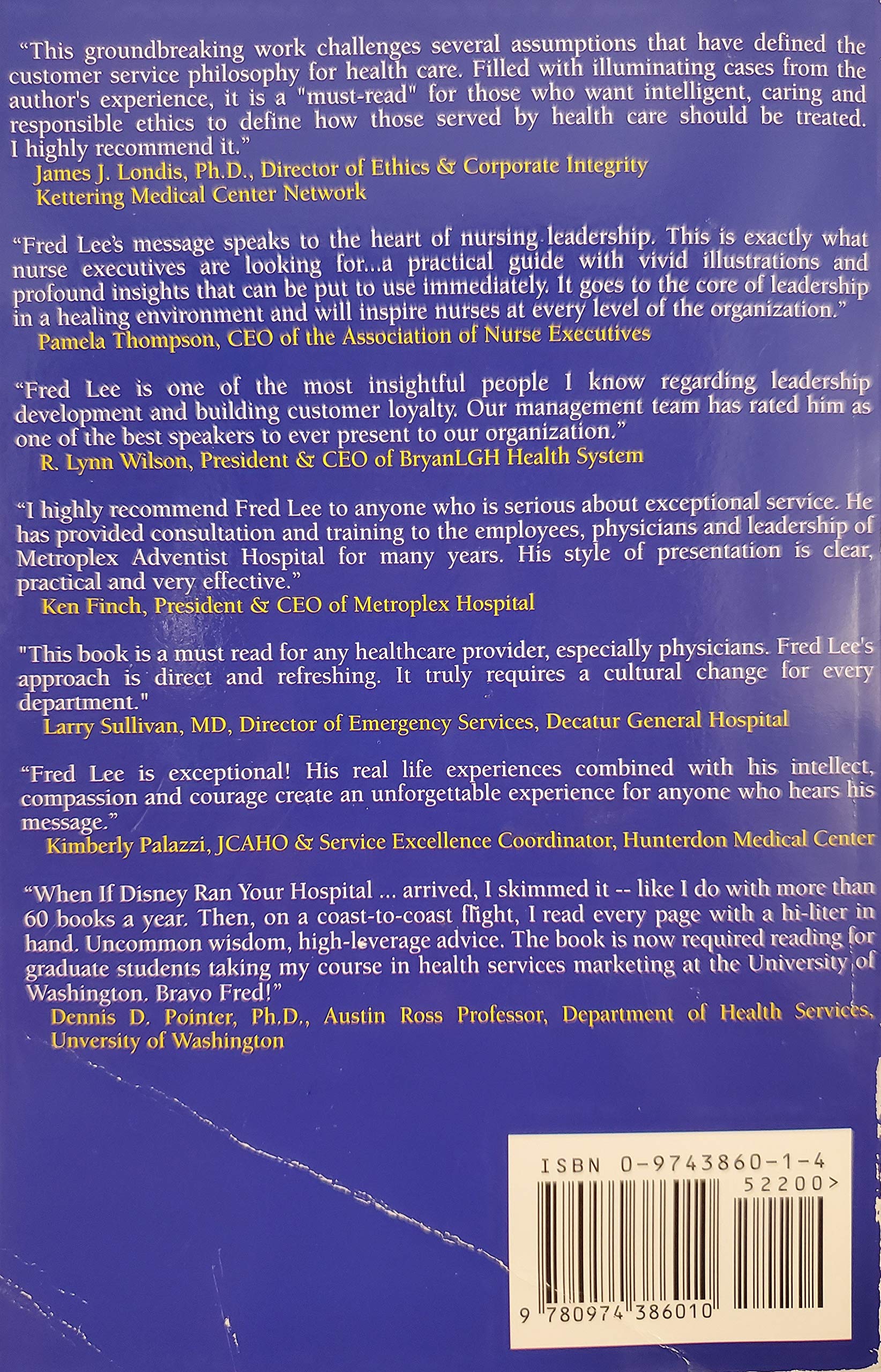 If Disney Ran Your Hospital: 9 1/2 Things You Would Do Differently used book depot